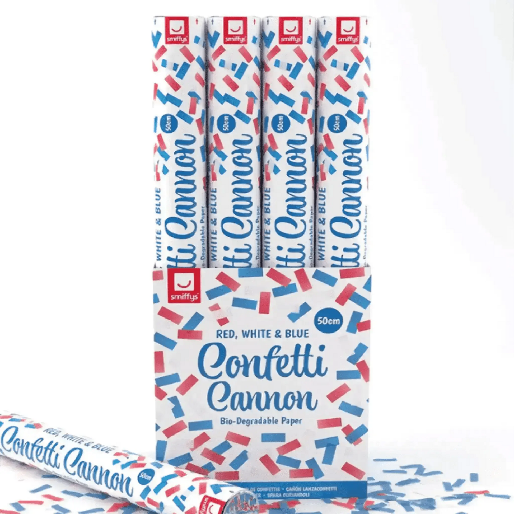 Red, White & Blue Confetti Cannon