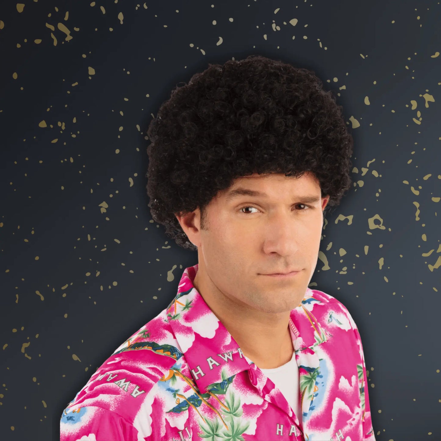 Short Curly Afro Wig – Tight Curls Fancy Dress & Party Wig | The Party Hut