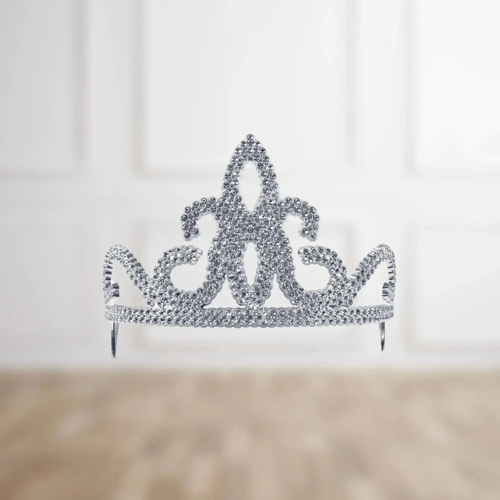 Silver Plastic Tiara