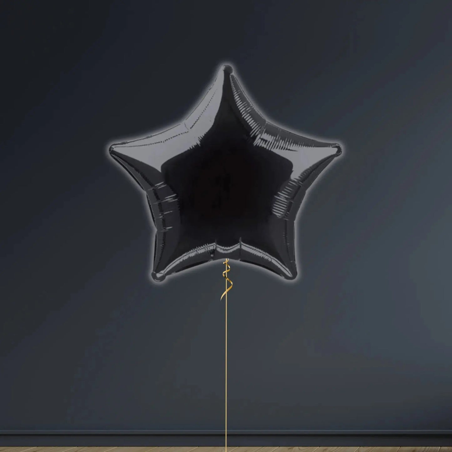 Solid Black Star Foil Balloon – 18" | The Party Hut