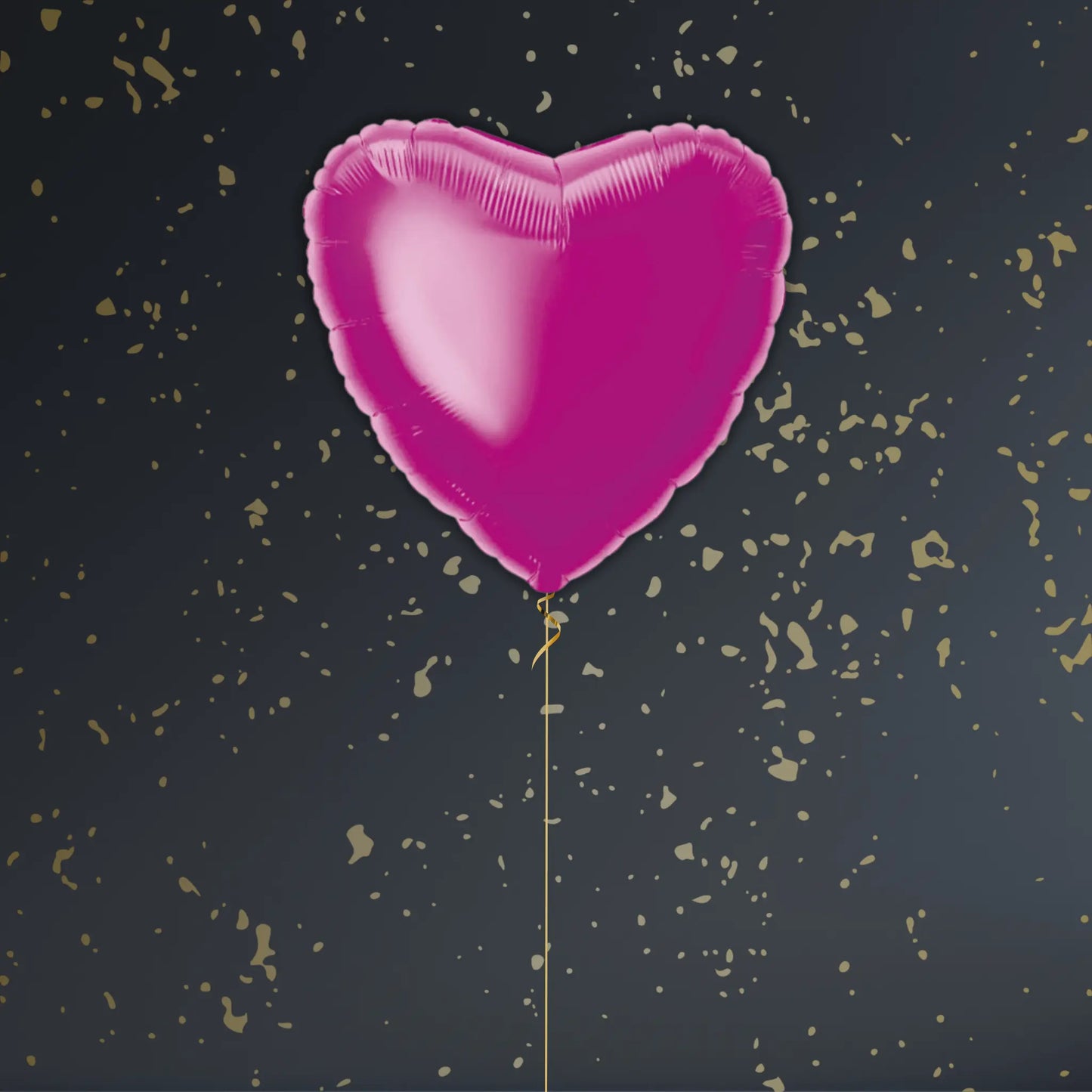 18" Solid Hot Pink Heart Foil Balloon – Single or Balloon Bouquet | The Party Hut
