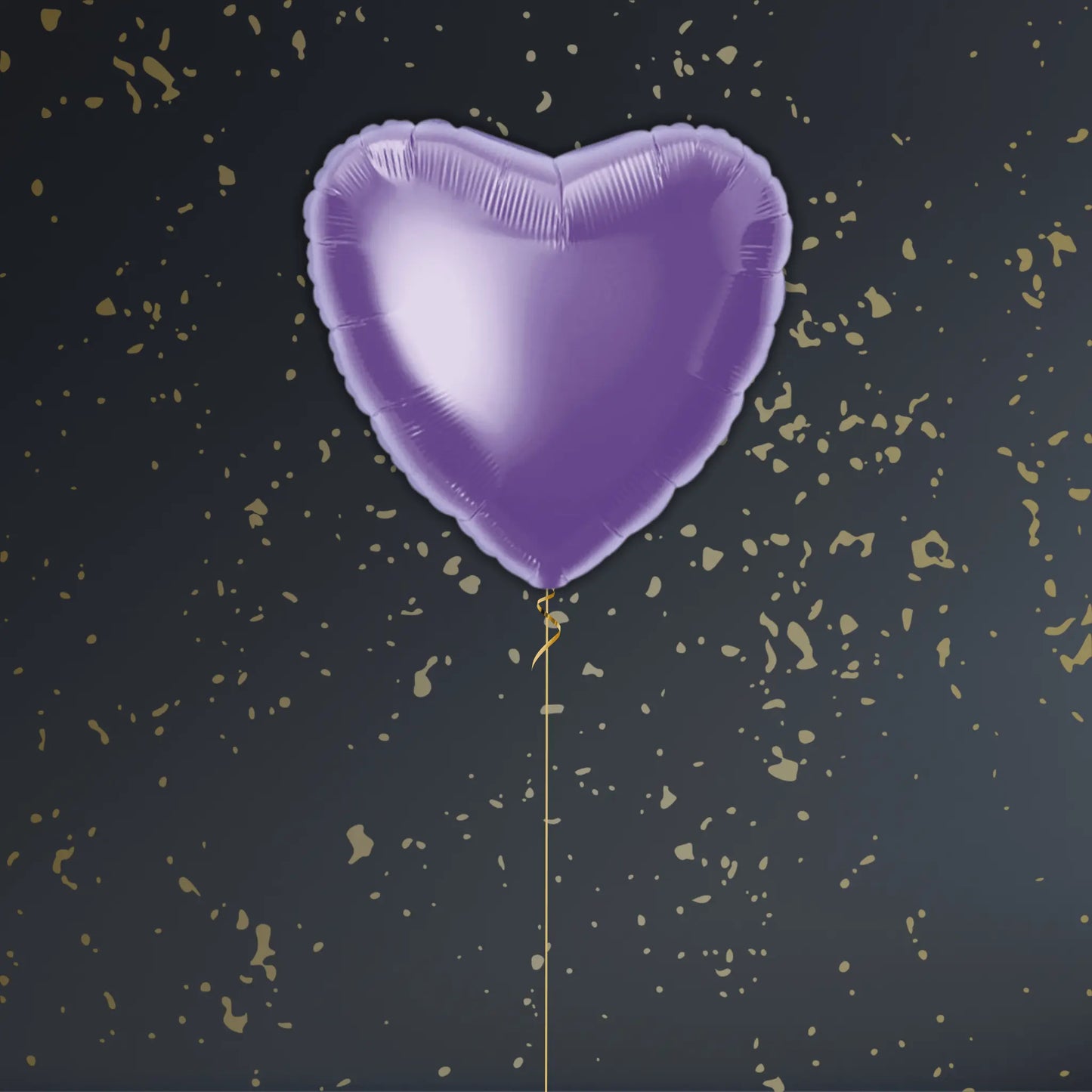 18" Solid Lavender Heart Foil Balloon – Single or Balloon Bouquet | The Party Hut