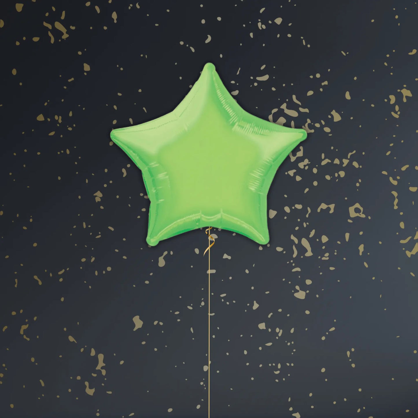 18" Solid Lime Green Star Foil Balloon – Single or Balloon Bouquet | The Party Hut