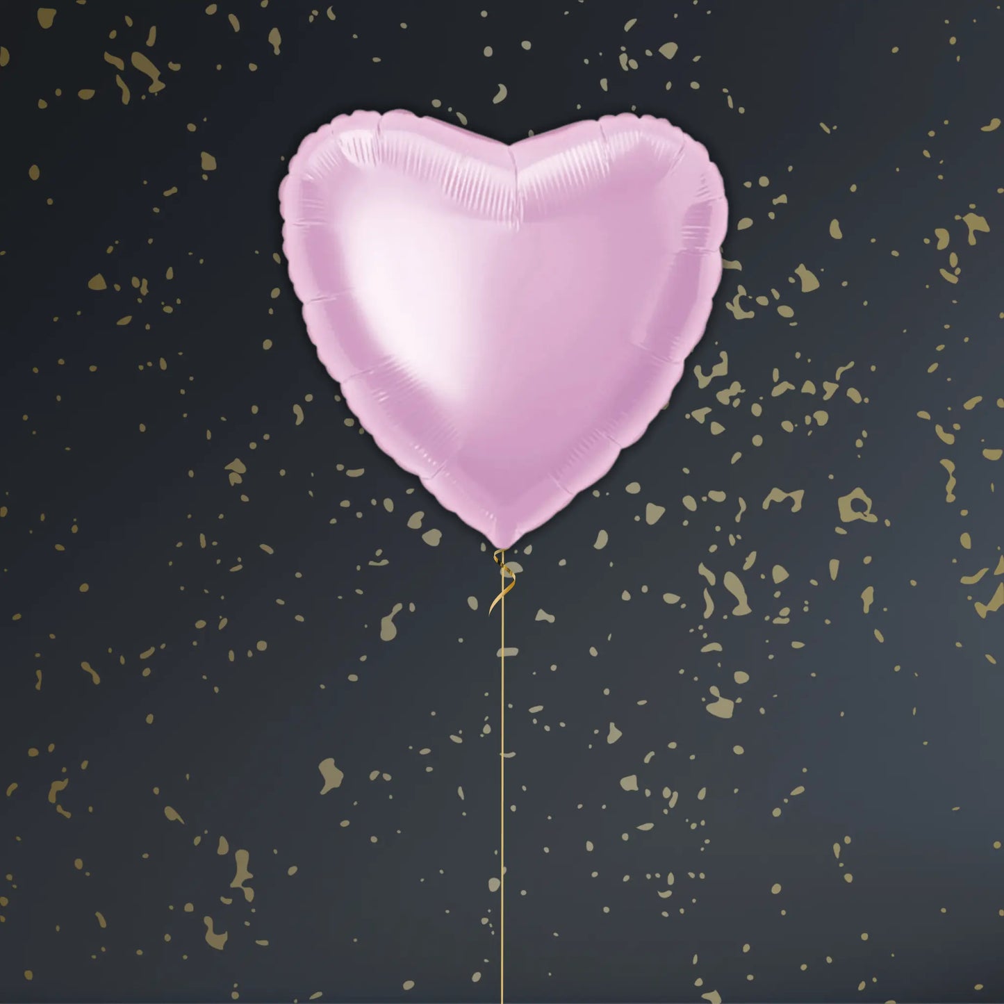 18" Solid Pastel Pink Heart Foil Balloon – Single or Balloon Bouquet | The Party Hut
