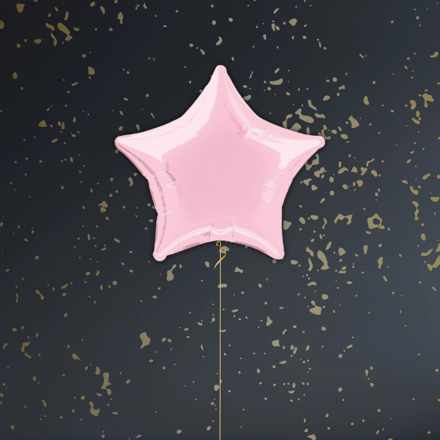 18" Solid Pastel Pink Star Foil Balloon – Single or Balloon Bouquet | The Party Hut