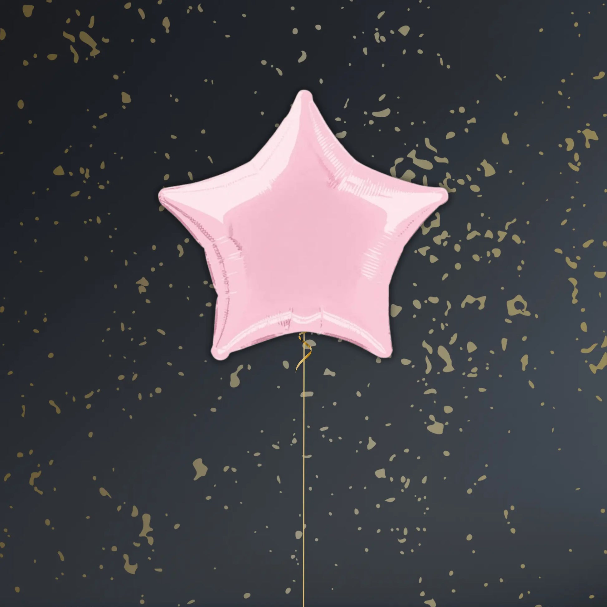 Pastel Pink Star Balloon Package - Helium Filled
