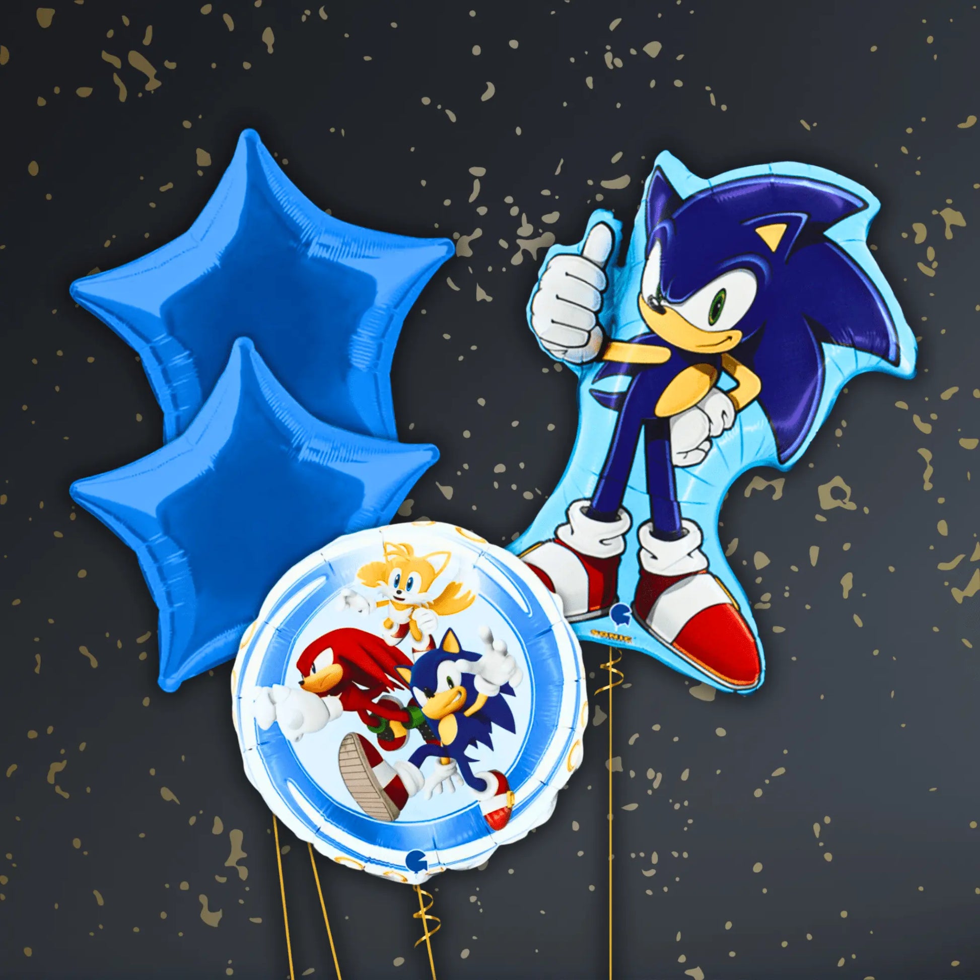 Sonic The Hedgehog Balloon Package - Helium Filled