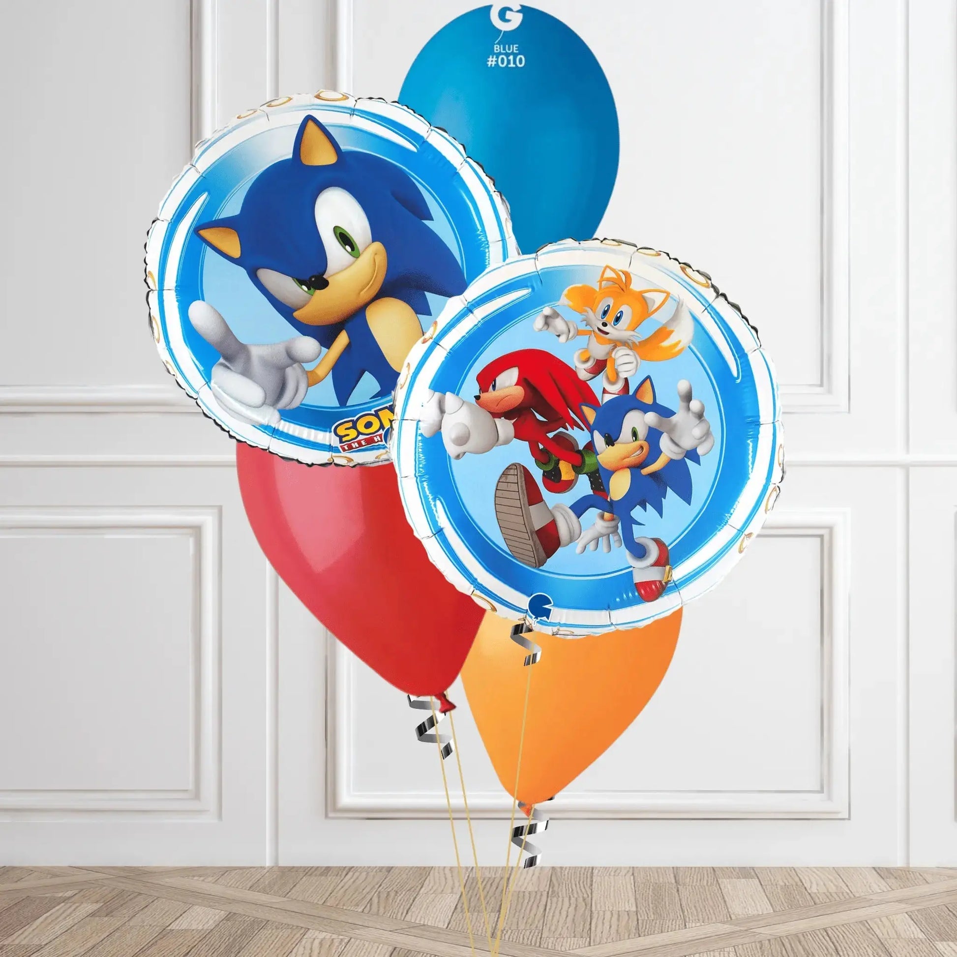 Sonic the Hedgehog Themed Balloon Bouquet