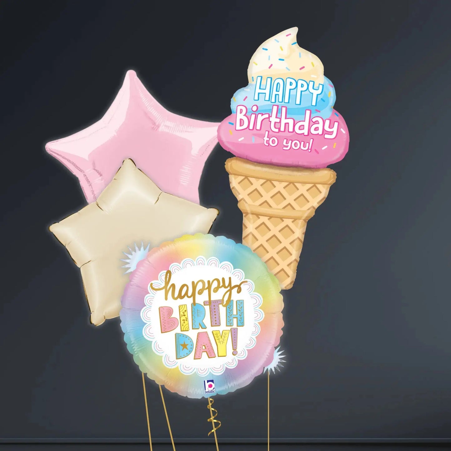 Special Delivery Ice Cream Balloon Bouquet | The Party Hut