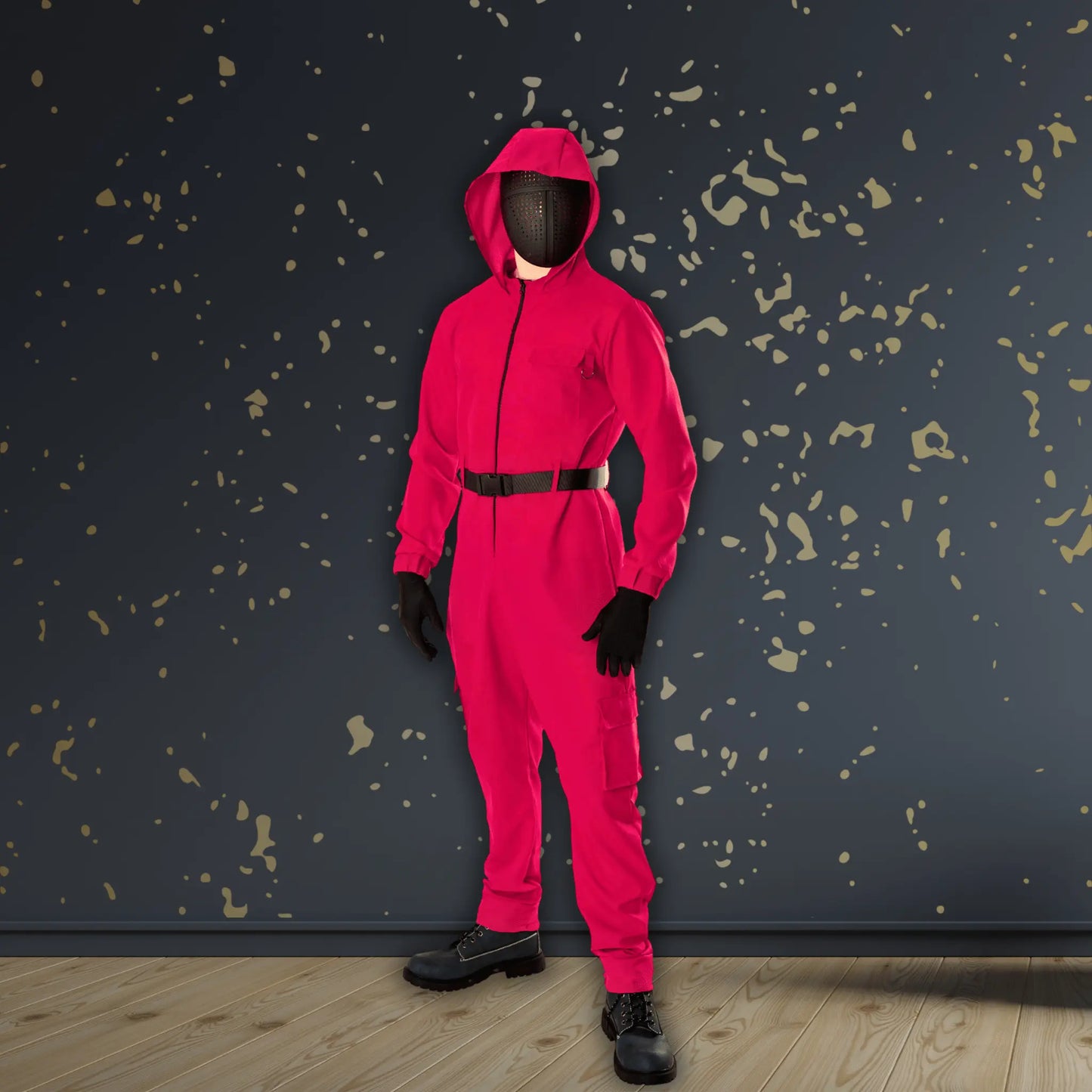 The Gamer Suit – Jumpsuit, Belt & Mask Fancy Dress Costume | The Party Hut