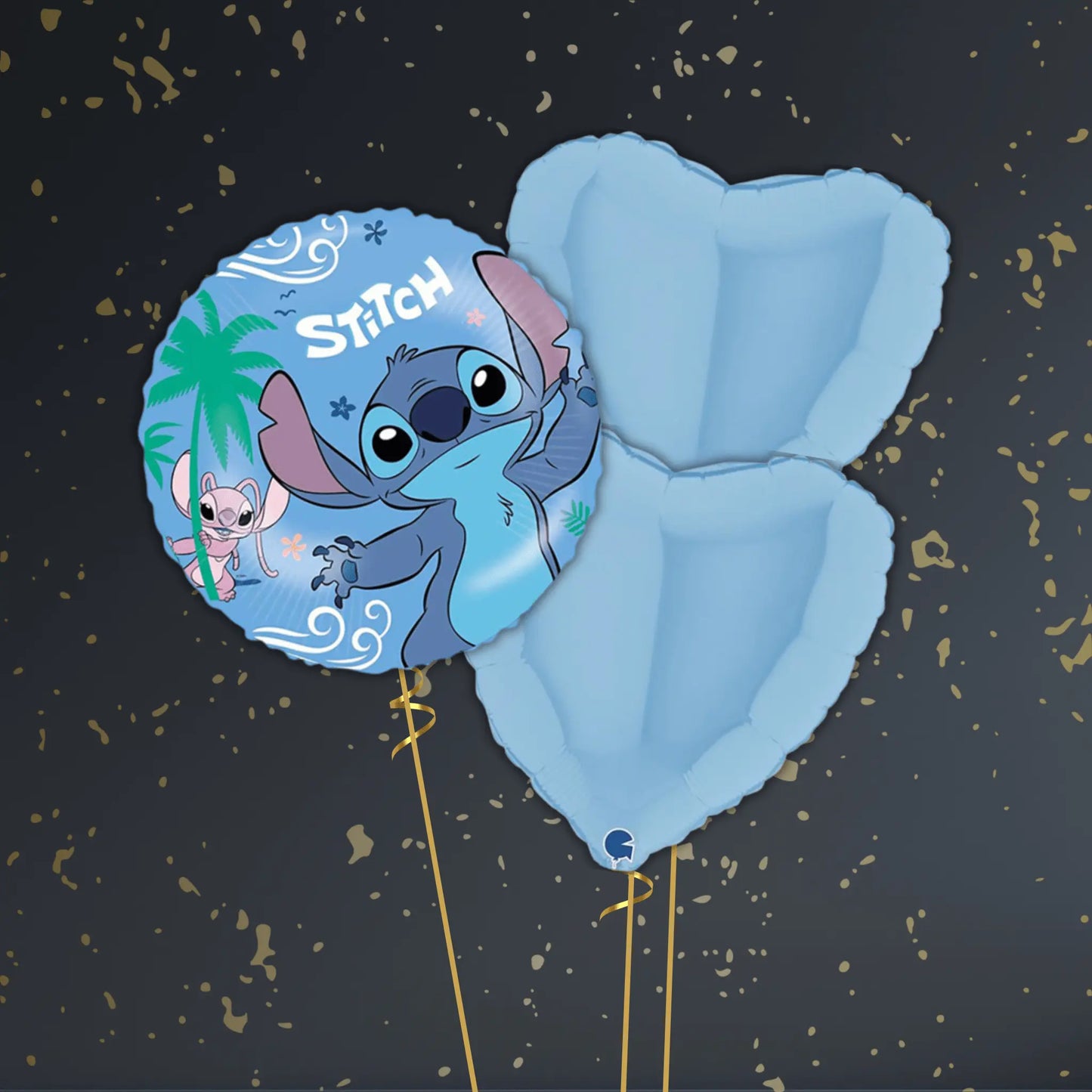 18" Stitch Round Foil Balloon – Single or Balloon Bouquet | The Party Hut