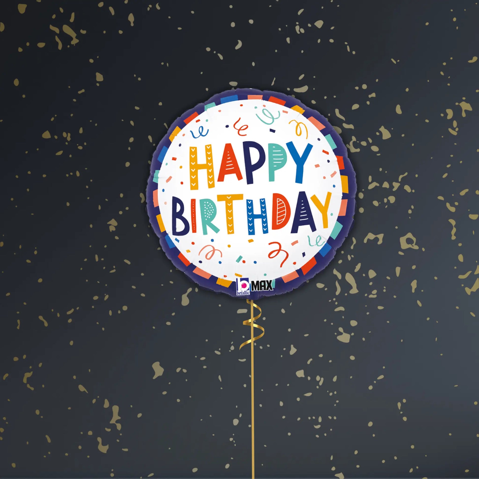 Vibrant Birthday Balloon Package - Helium Filled