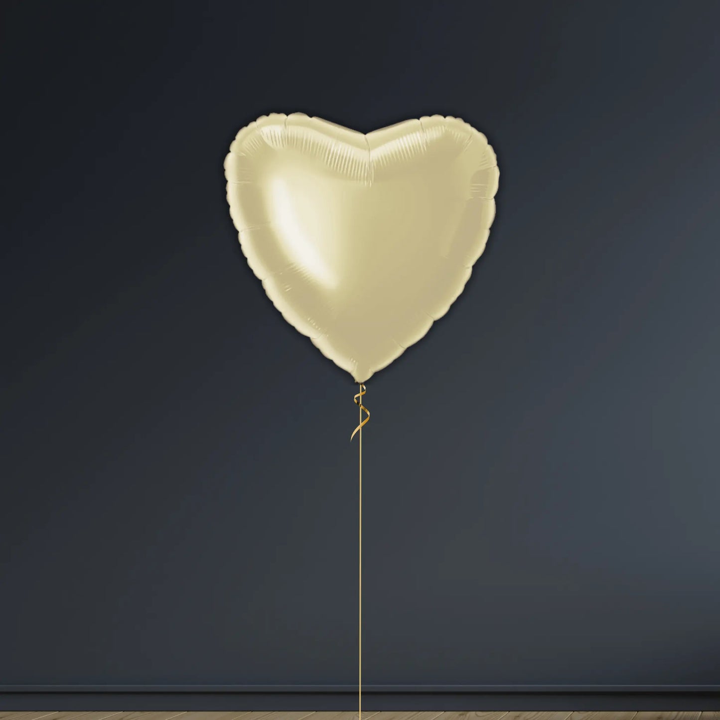 🎈 18" Champagne Gold Heart Foil Balloons – Elegant & Timeless Decor 🌟 | The Party Hut