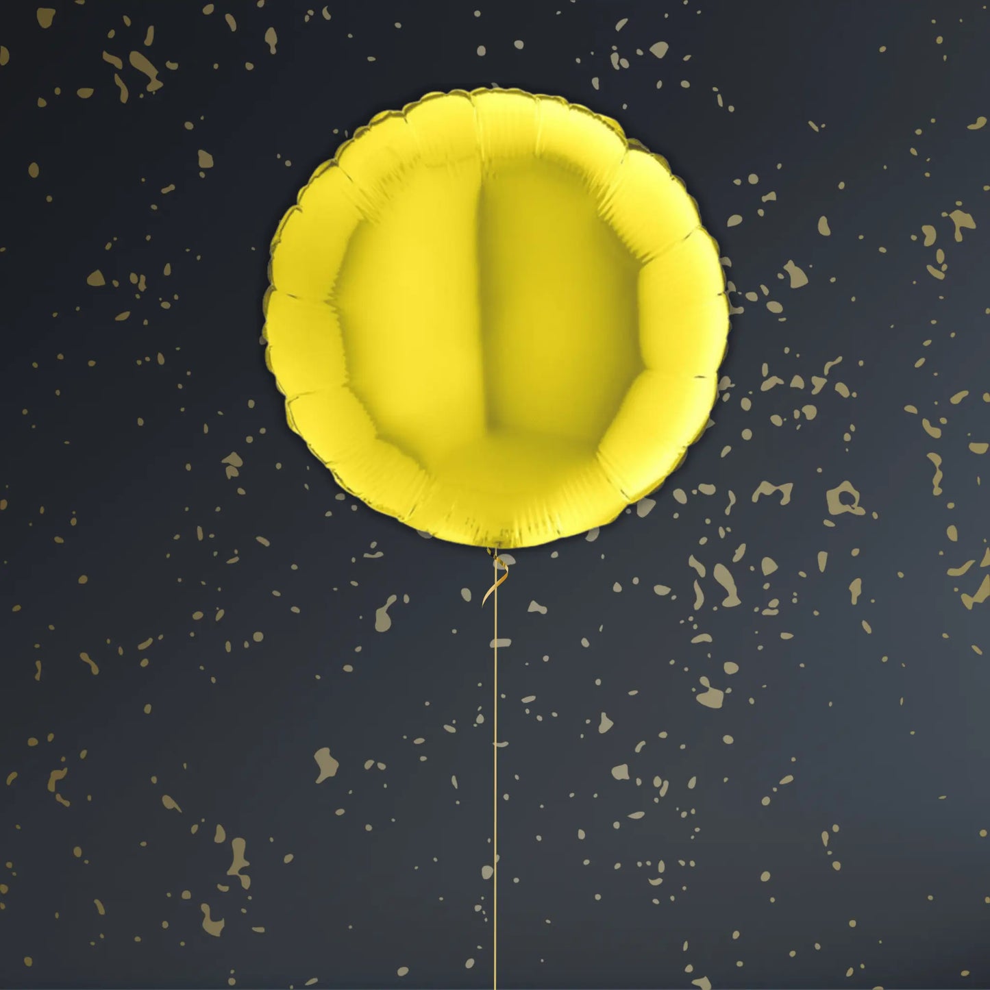 18" Yellow Round Foil Balloon – Single or Balloon Bouquet | The Party Hut