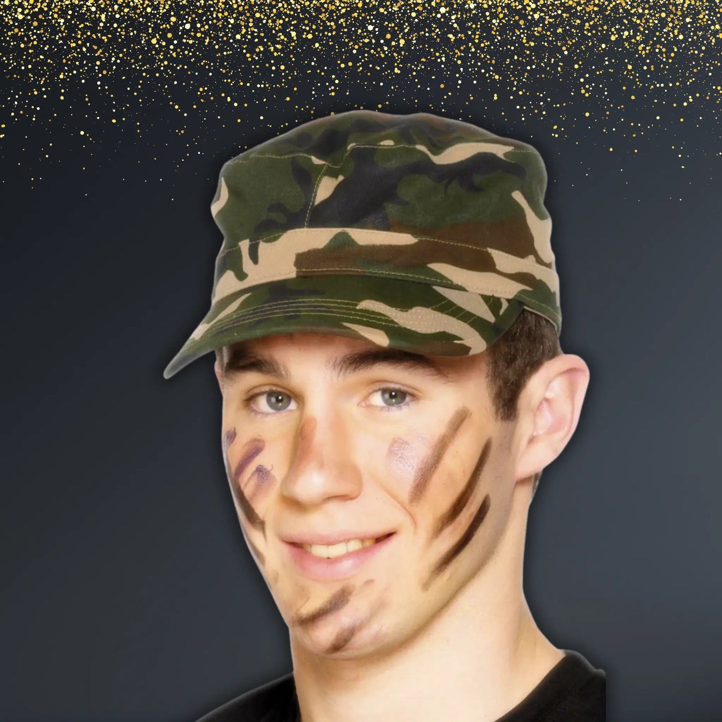 🎖️ Army Camouflage Cap – The Perfect Military - Themed Fancy Dress Accessory! 🪖🌿 | The Party Hut Cheltenham