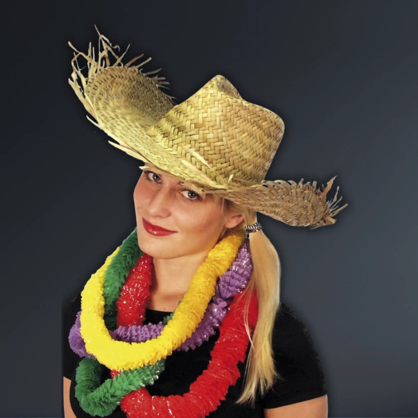 Beachcomber Hawaiian Straw Hat – Fancy Dress | The Party Hut Cheltenham