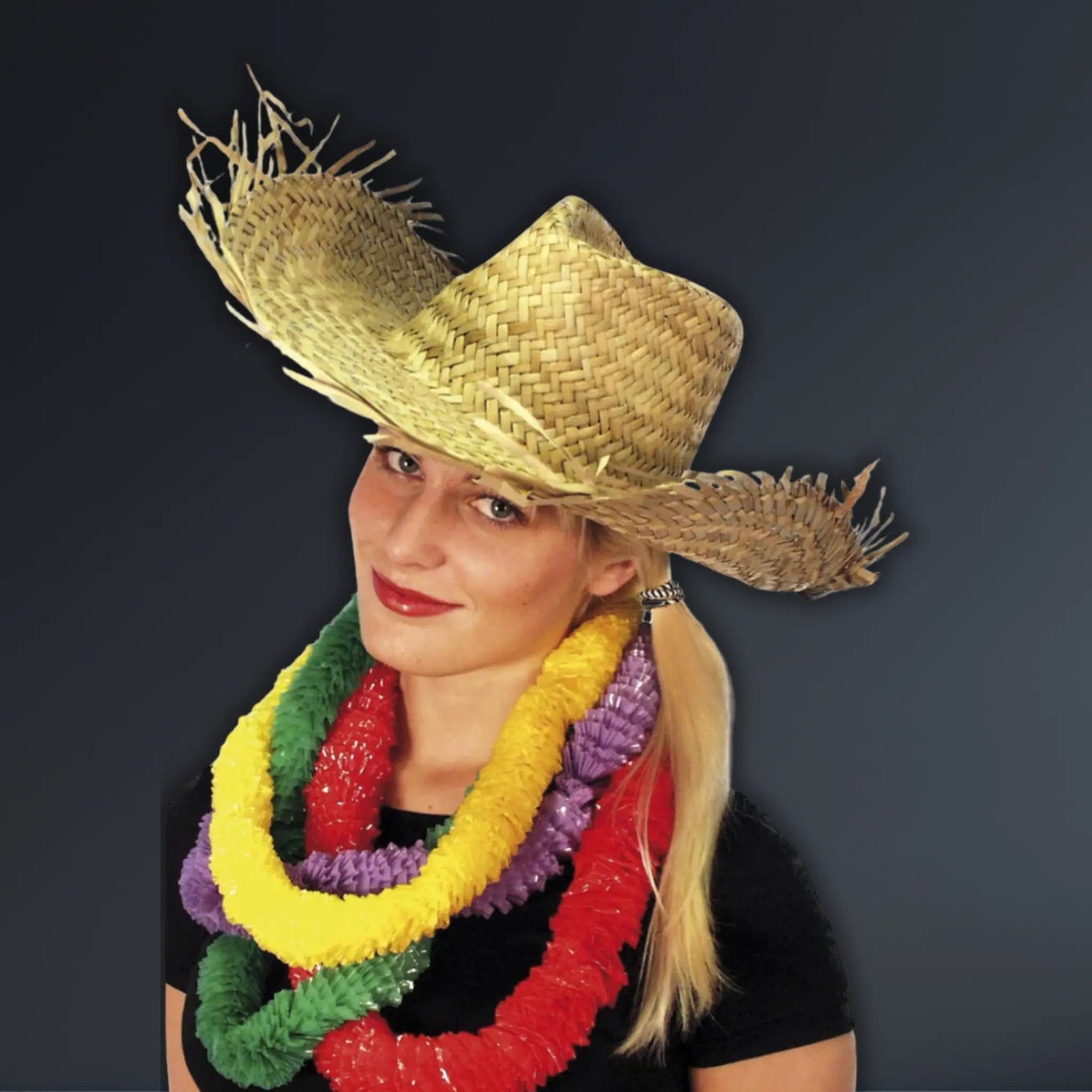 Beachcomber Hawaiian Straw Hat – Fancy Dress