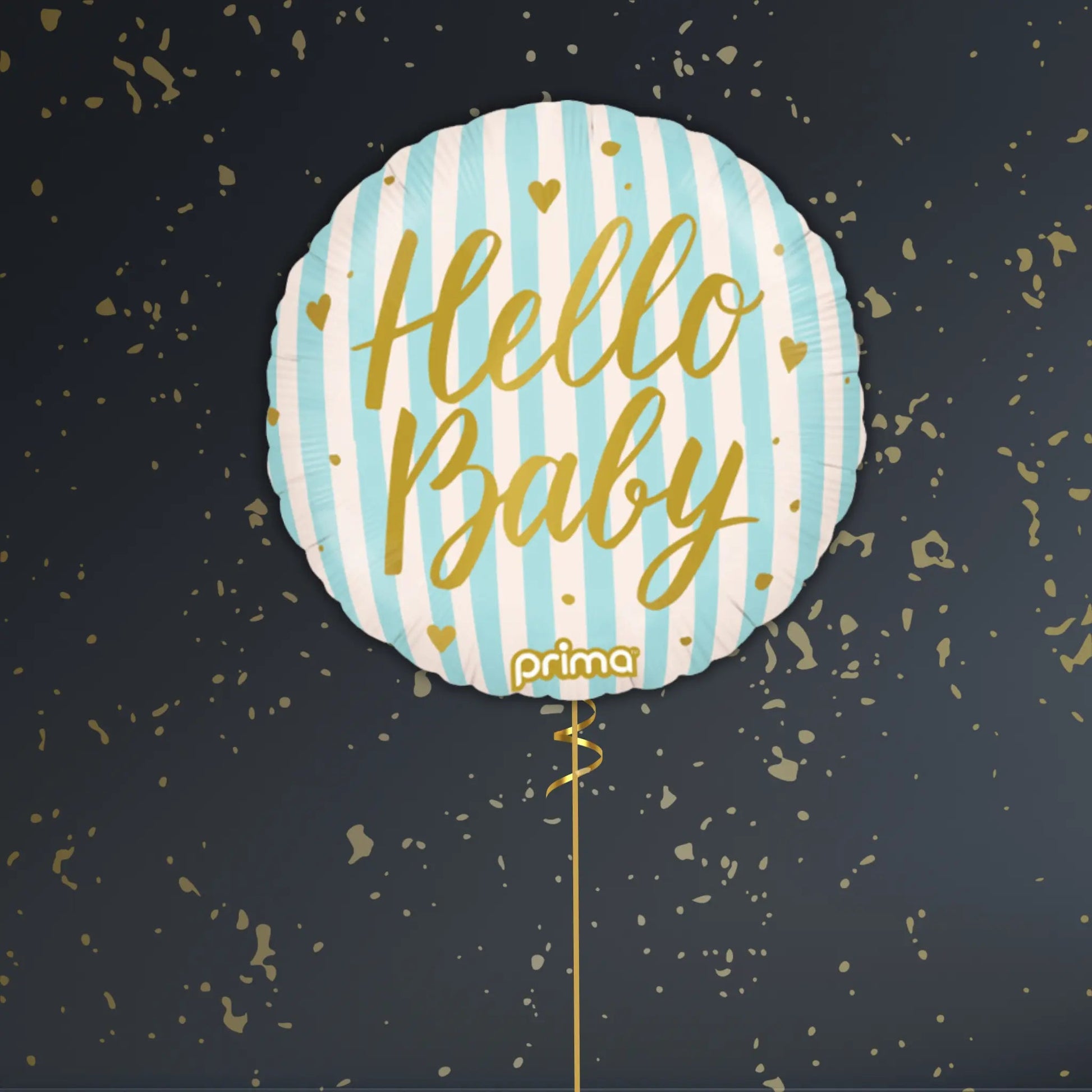 Hello Baby Boy Balloon Package - Helium Filled