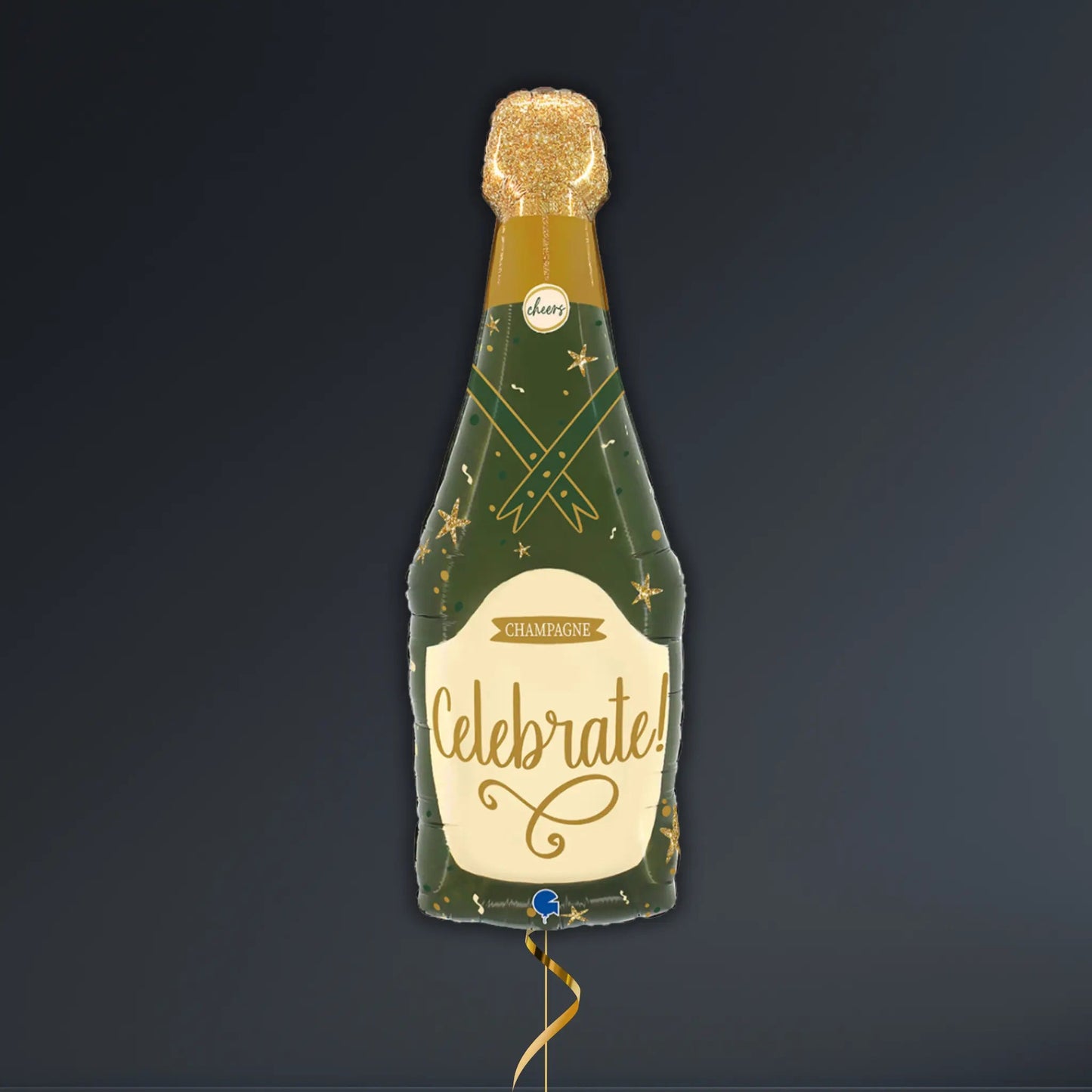 Celebrate Champagne Balloon Package – Green & Gold Birthday Style | The Party Hut Cheltenham