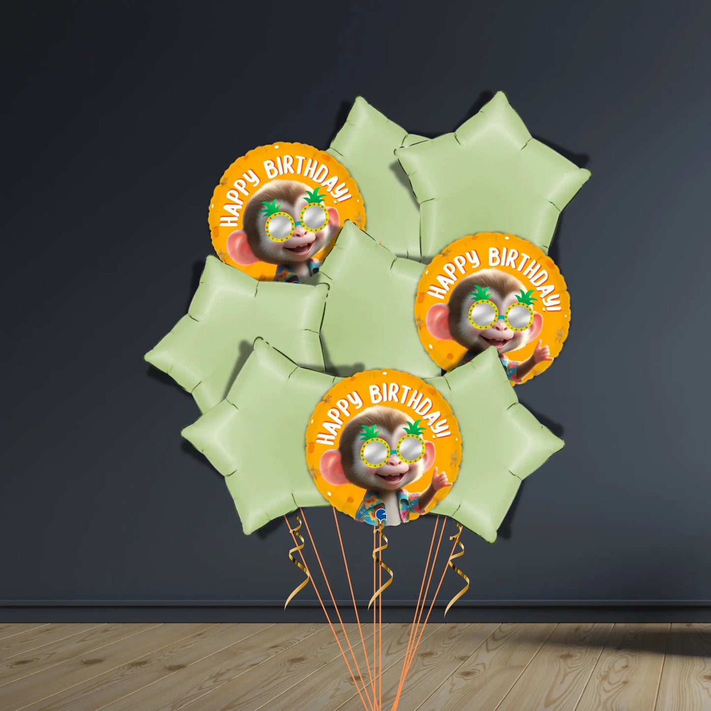 Cheeky Monkey Birthday Balloon Package | Helium - Filled | The Party Hut Cheltenham