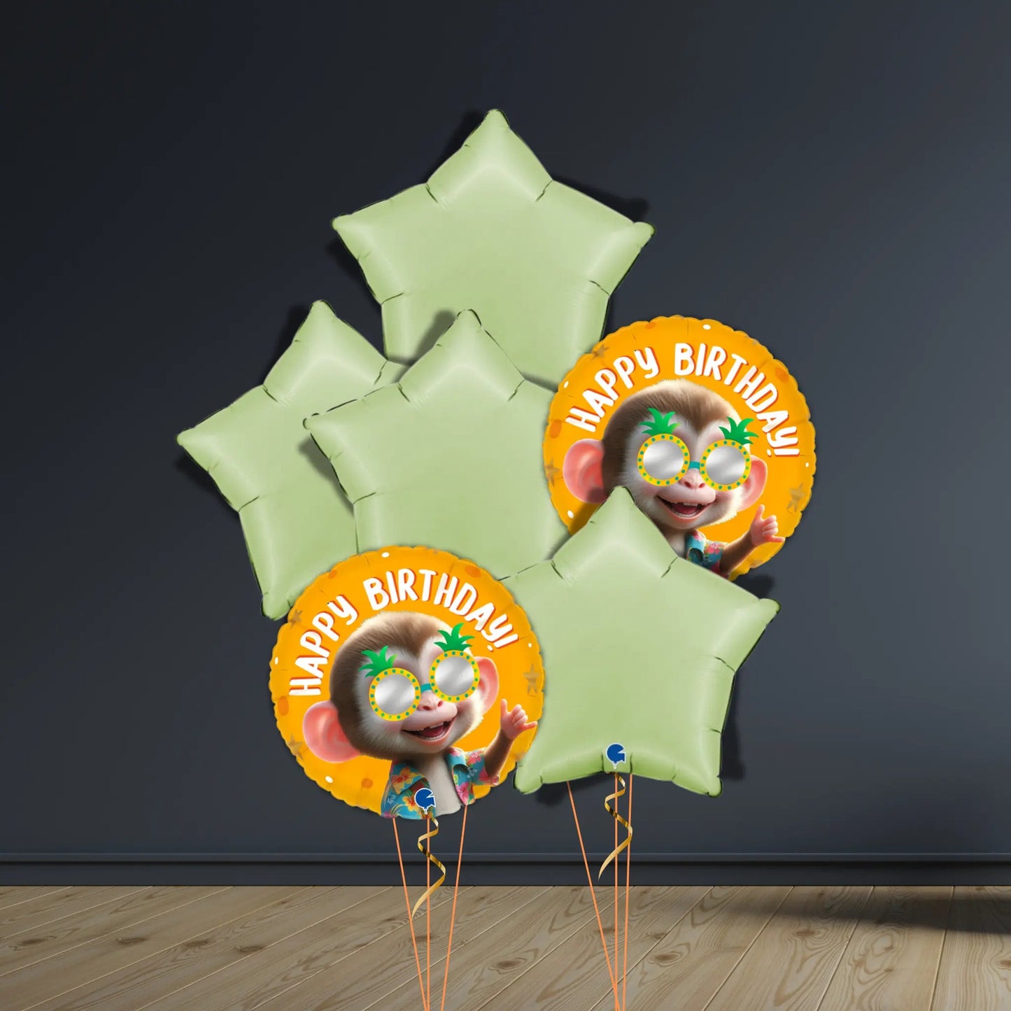 Cheeky Monkey Birthday Balloon Package | Helium - Filled | The Party Hut Cheltenham
