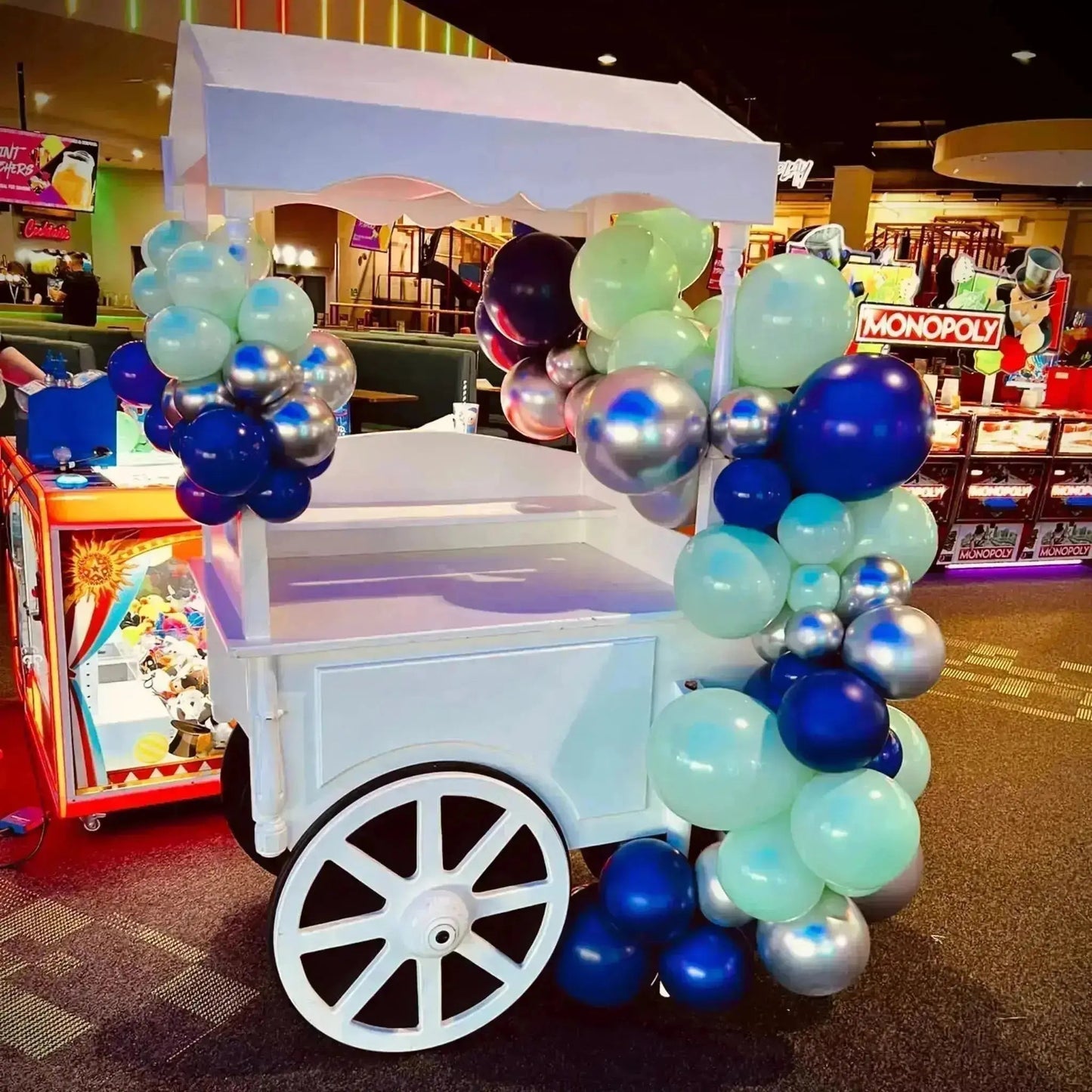 Clear Cake Pedestals - Balloon Filled (Pair of Cake Stands) | The Party Hut Cheltenham