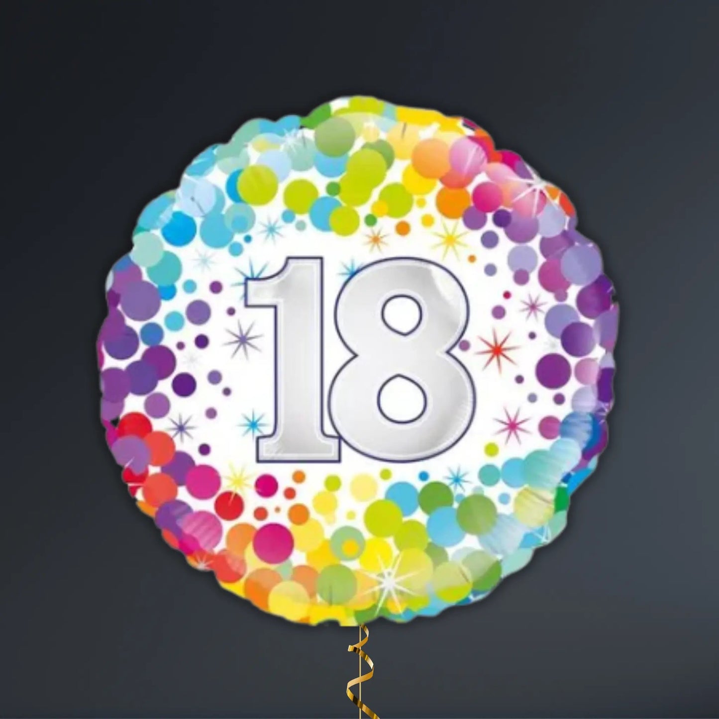 Colourful Confetti 18th Birthday Balloon Package – Helium Filled | The Party Hut Cheltenham