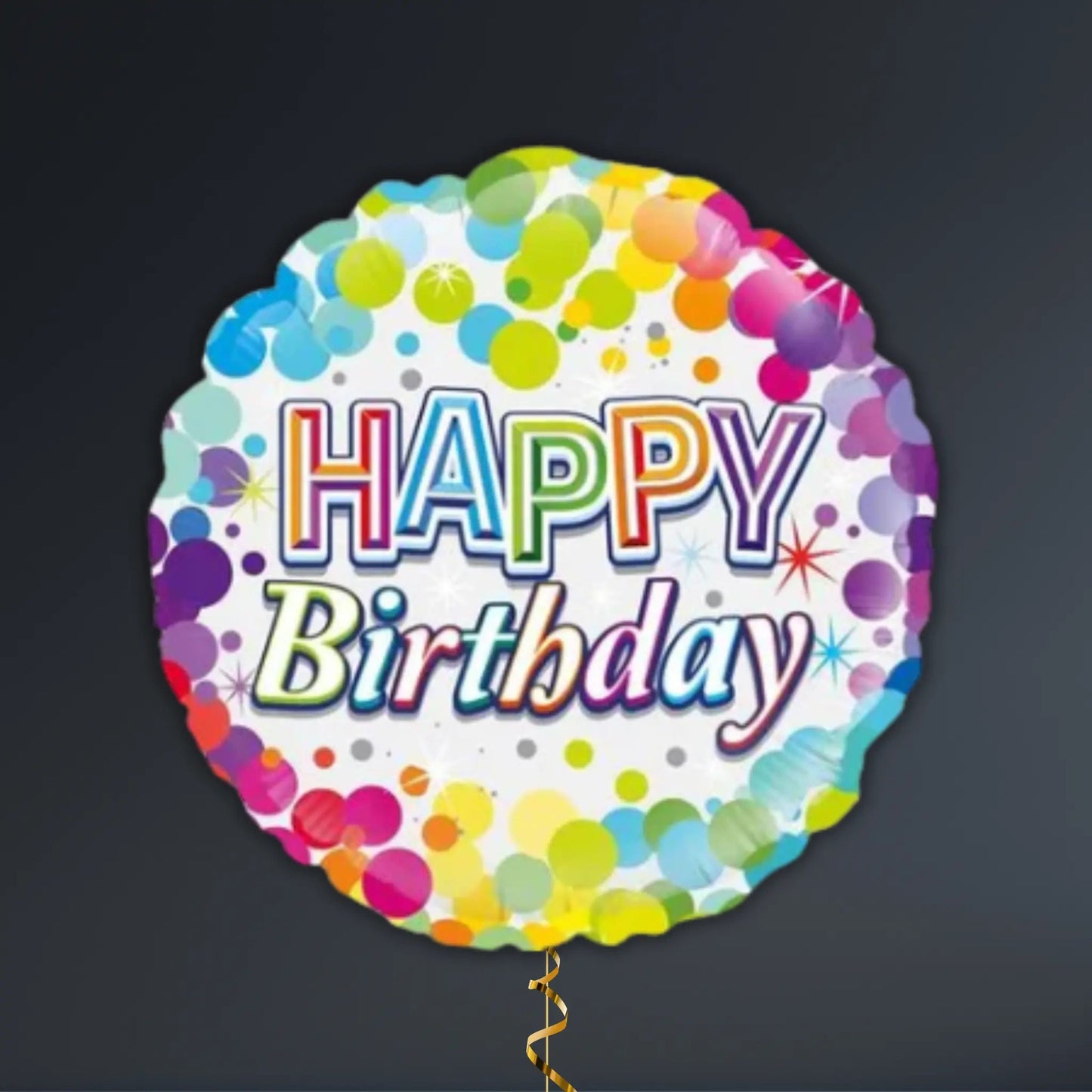 Colourful Confetti Birthday Balloon Package – Helium Filled | The Party Hut Cheltenham
