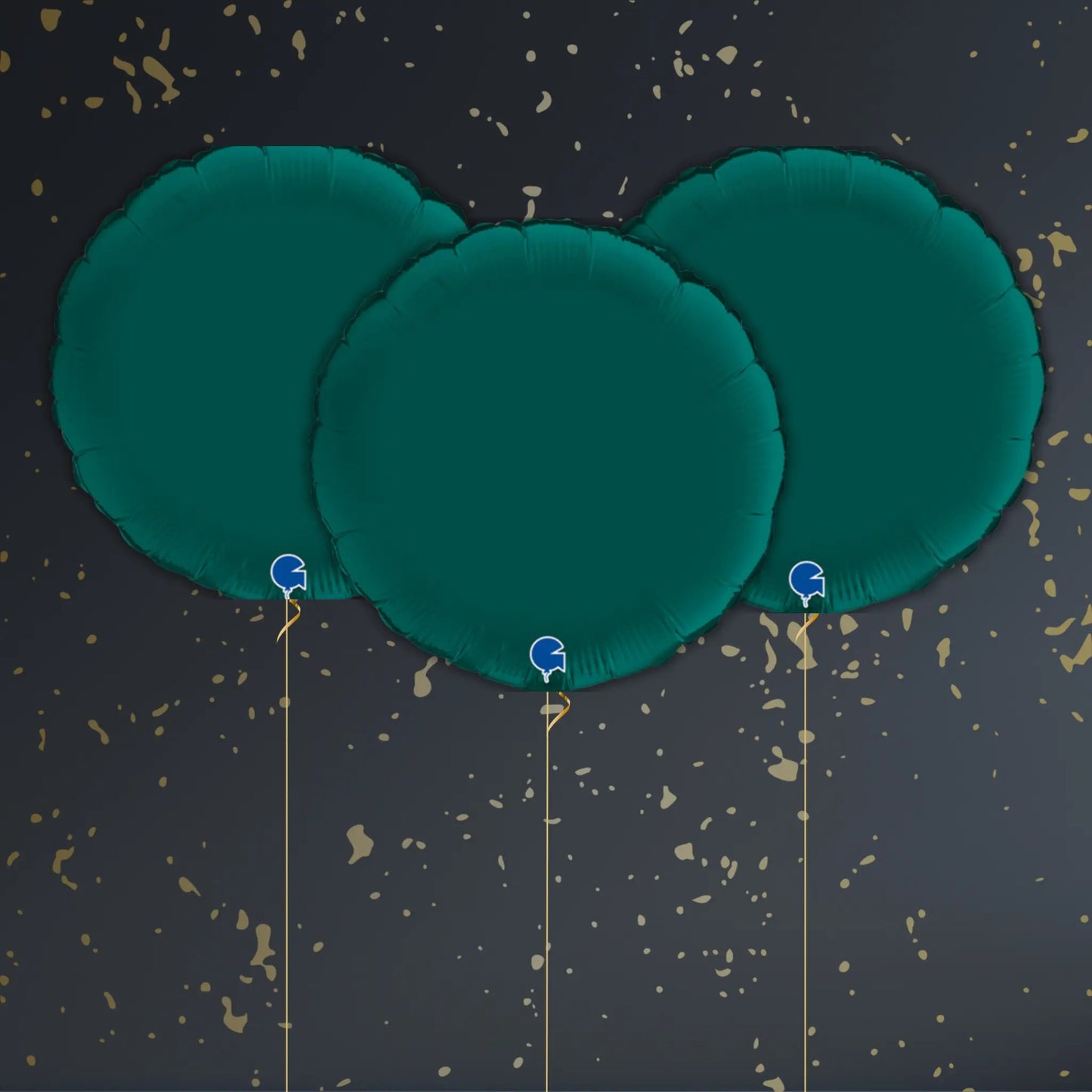 Emerald Green Round Balloon Package - Helium Filled | The Party Hut Cheltenham