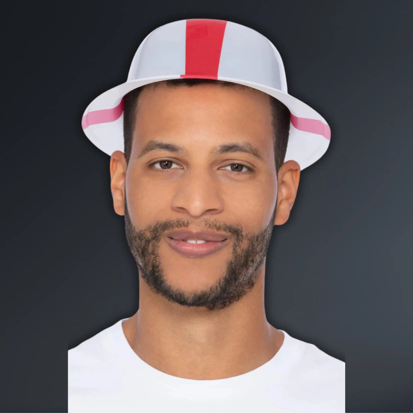 England Flag Bowler Hat – St George’s Day & Match Day Accessory | The Party Hut Cheltenham