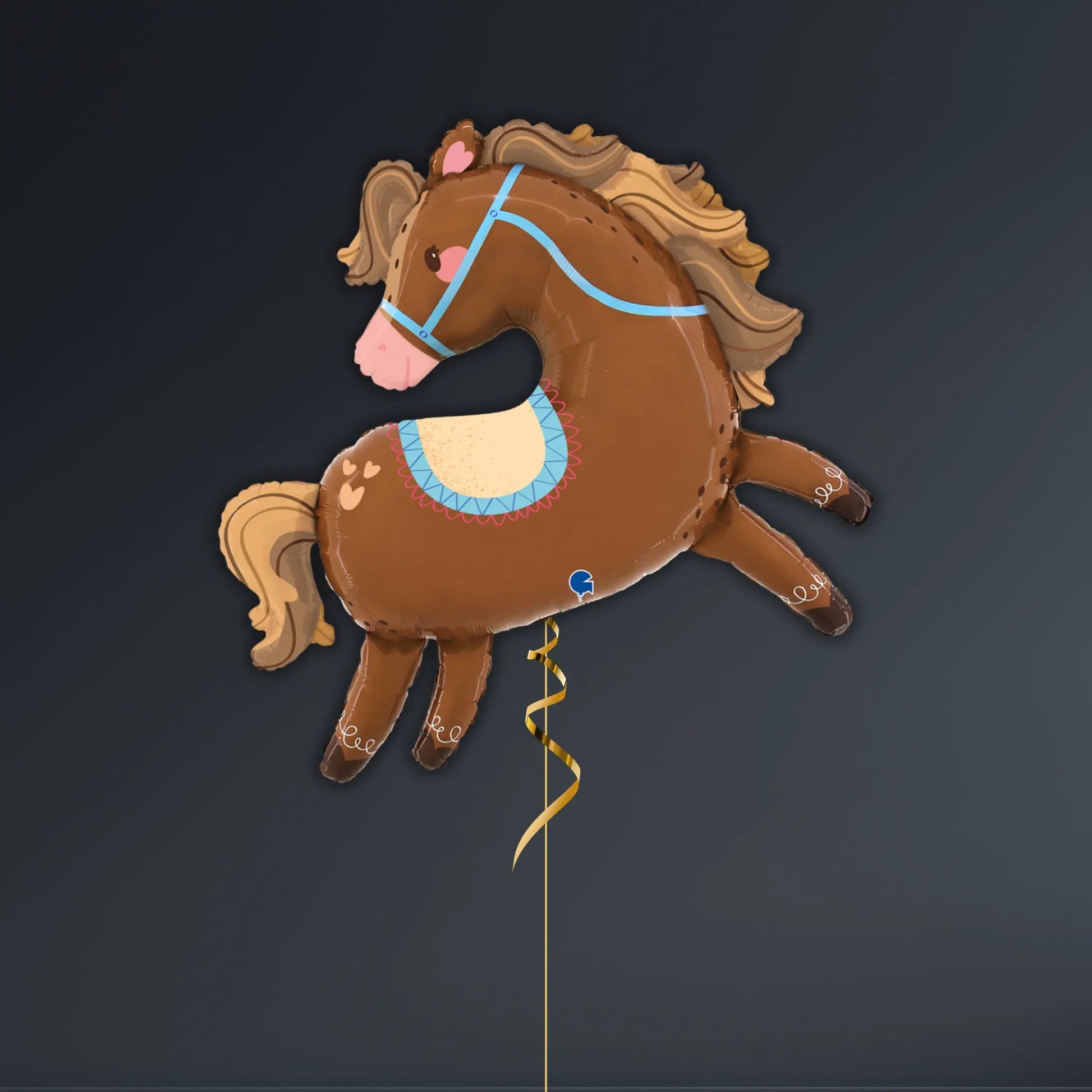 Galloping Horse Birthday Balloon Set – 5pc