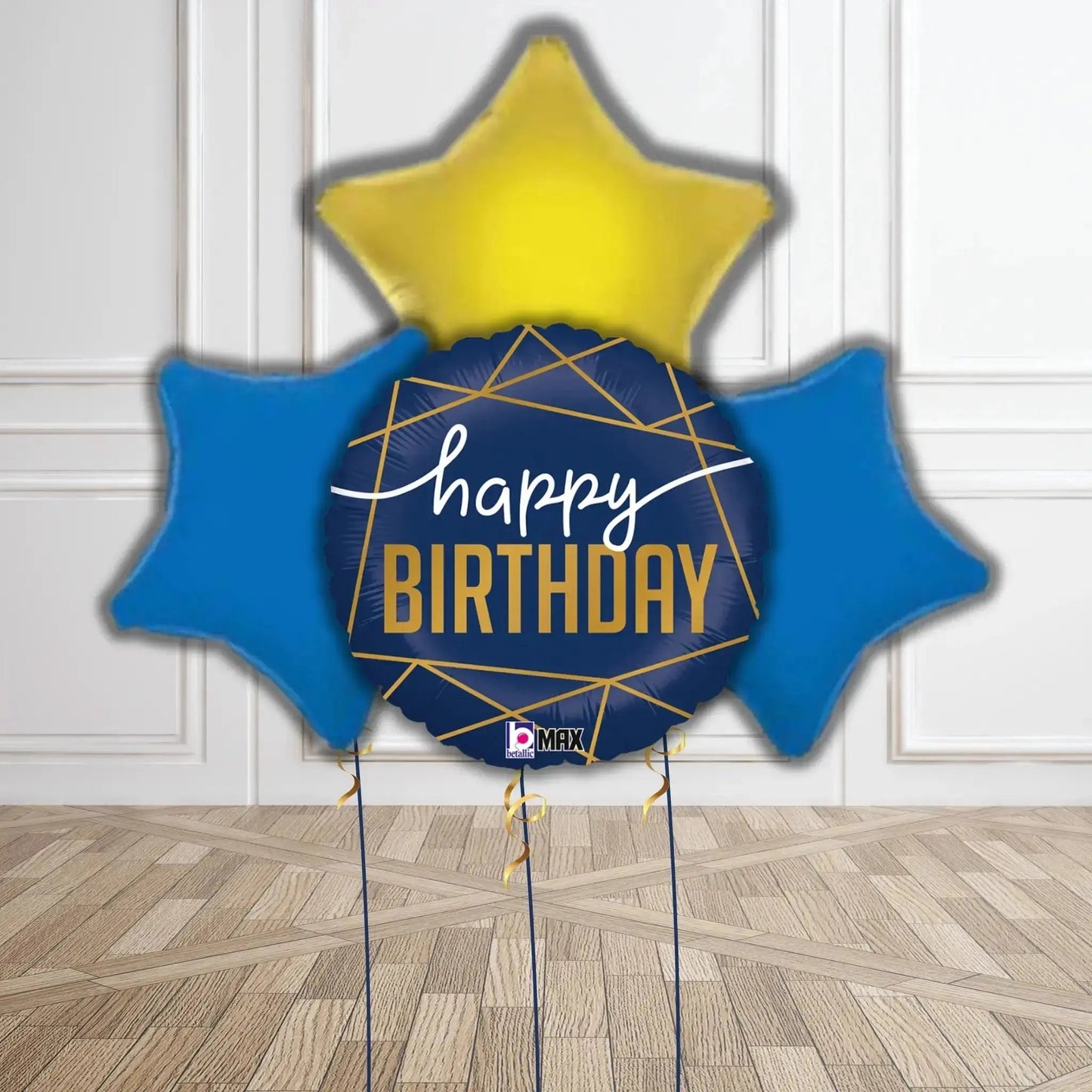 Gift Box Birthday Balloon Bouquet | The Party Hut Cheltenham