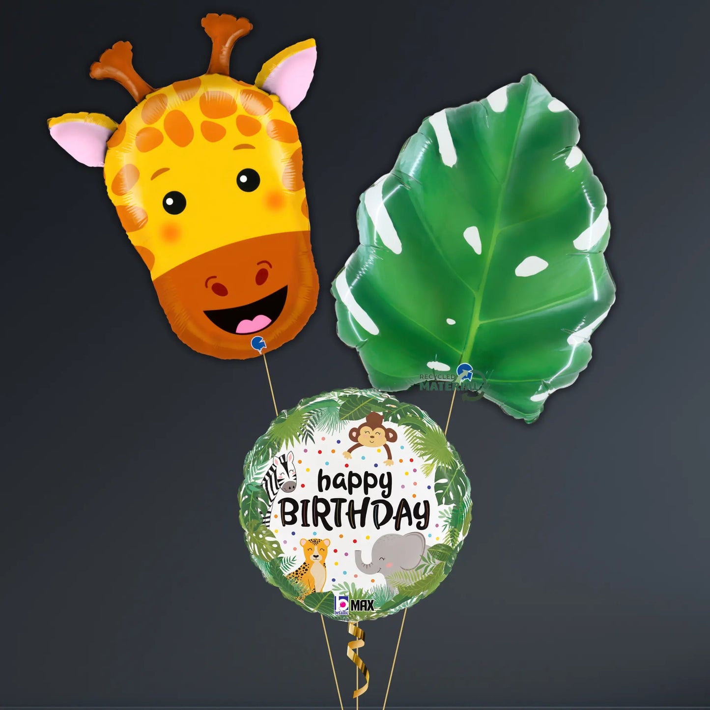 Giraffe Jungle Birthday Balloon Package with Safari Theme | The Party Hut Cheltenham