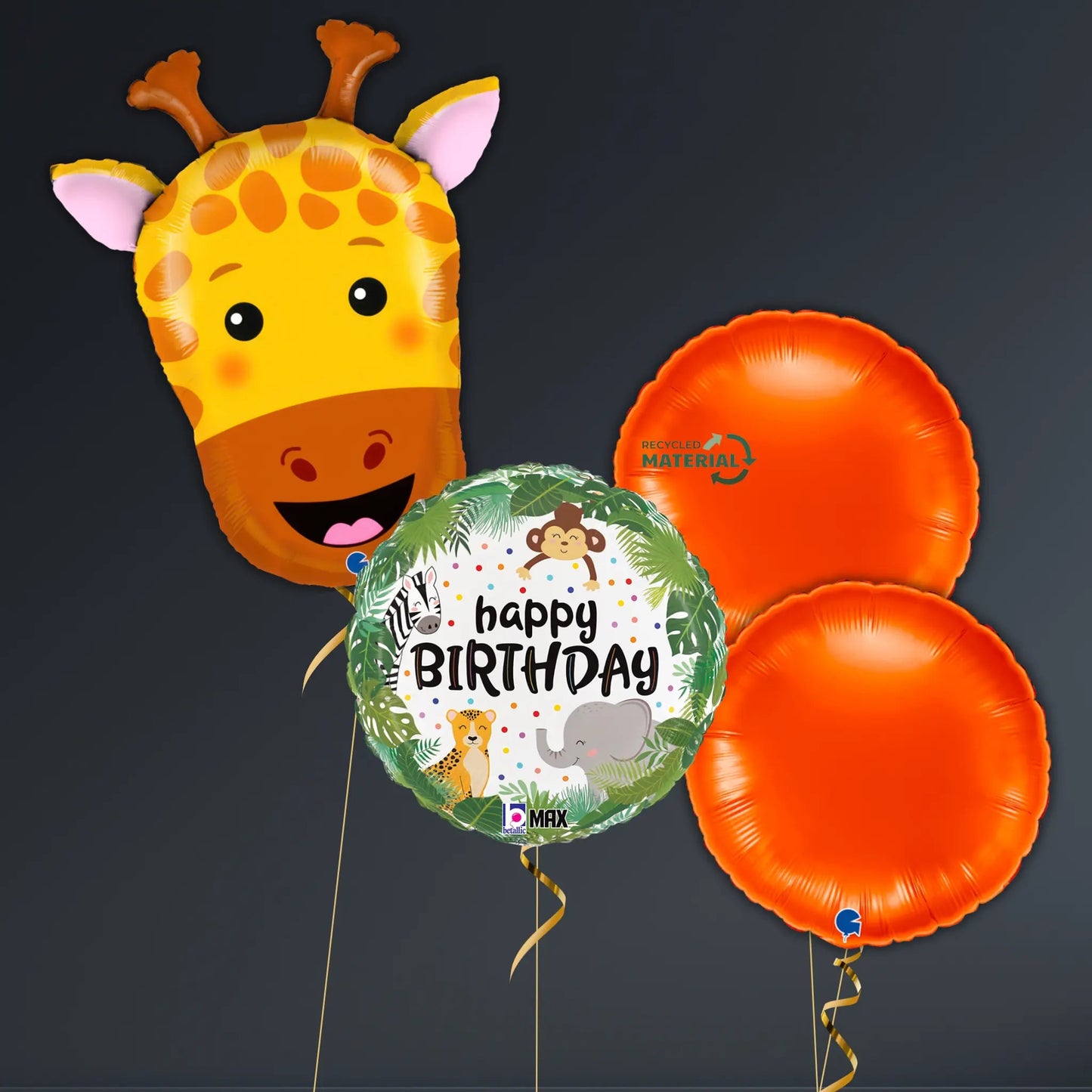 Giraffe Jungle Birthday Balloon Package with Safari Theme | The Party Hut Cheltenham