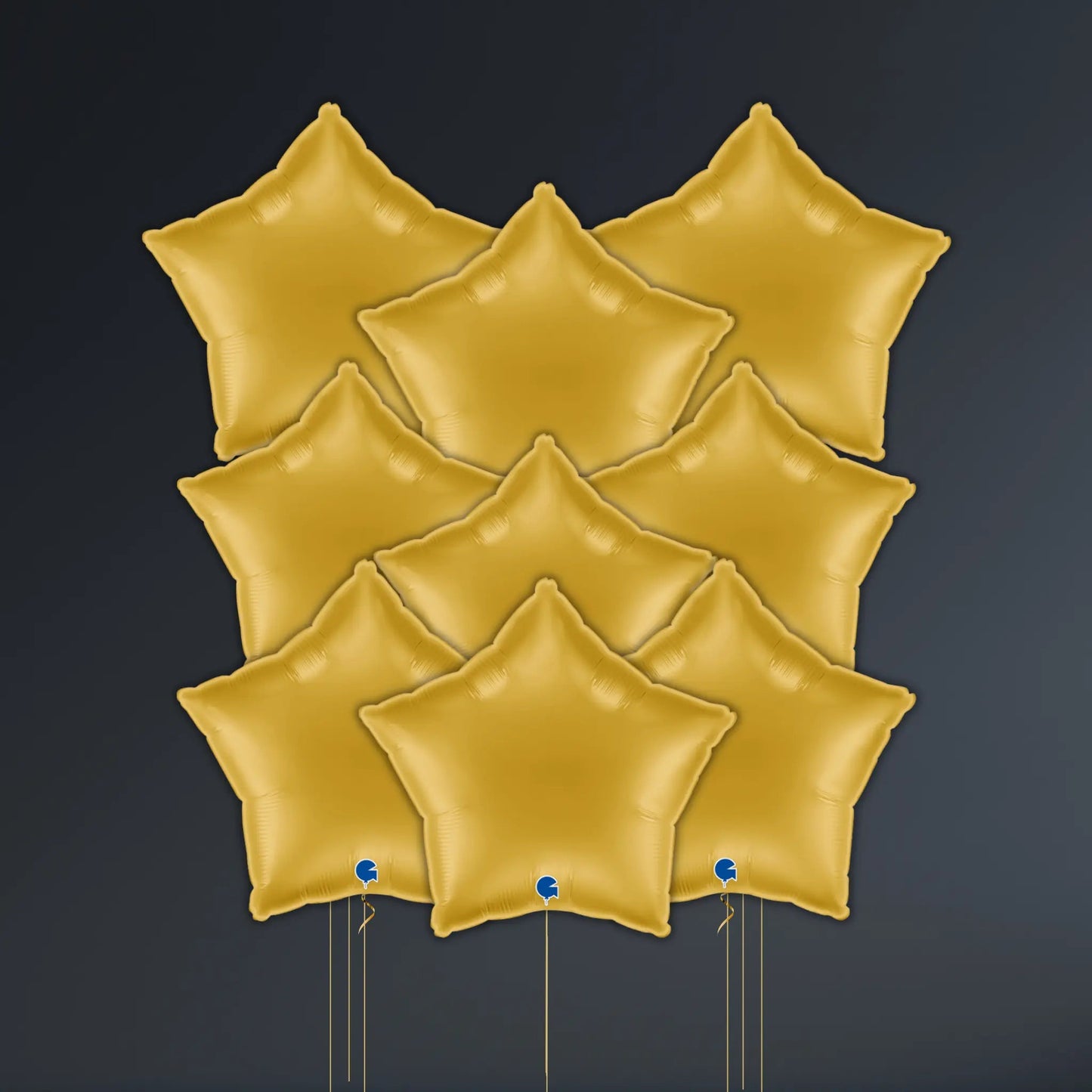 Gold Star Foil Balloon Package – Helium - Filled | The Party Hut Cheltenham