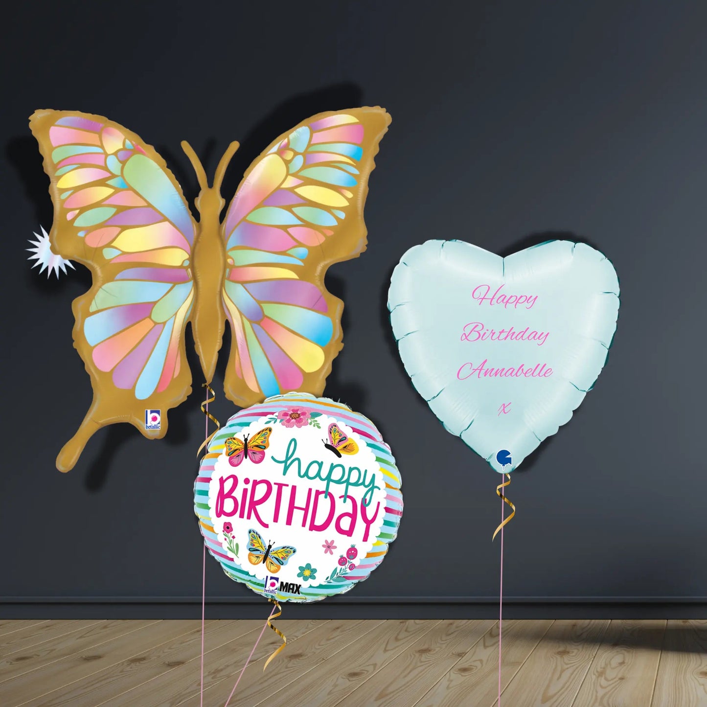 Golden Butterfly Balloon Package | Helium Balloons 🦋✨ | The Party Hut Cheltenham