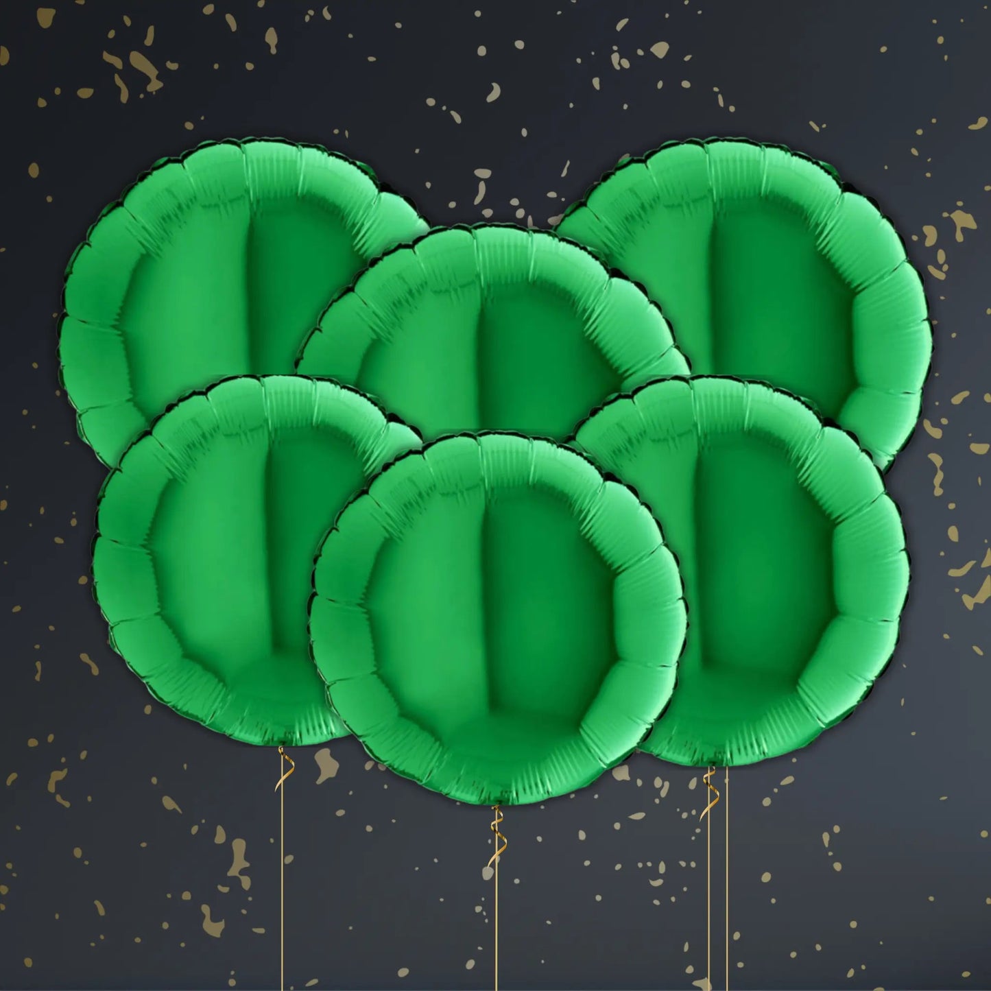 Green Round Balloon Package - Helium Filled | The Party Hut Cheltenham