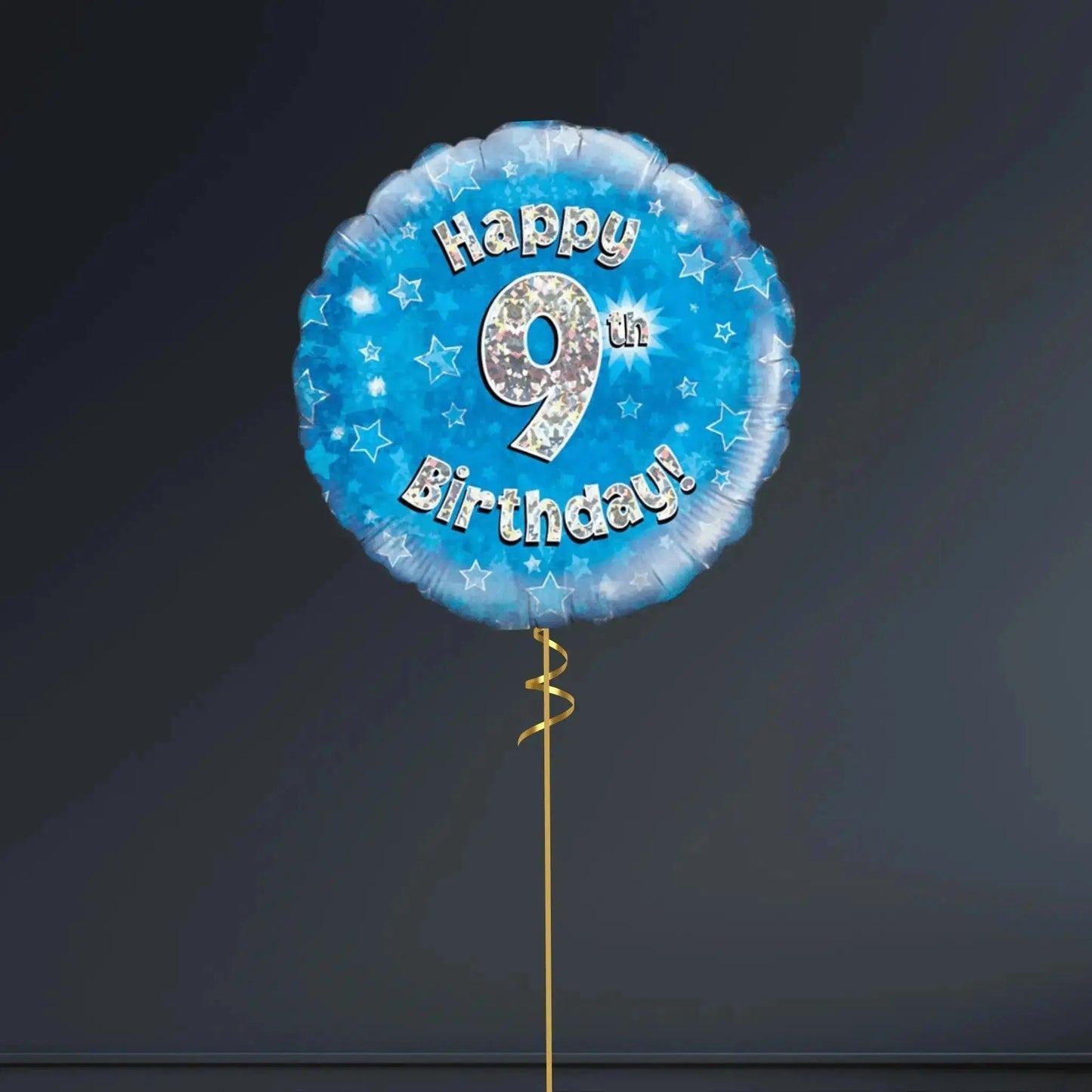 Happy 9th Birthday Blue Foil Balloon – 18” | The Party Hut Cheltenham