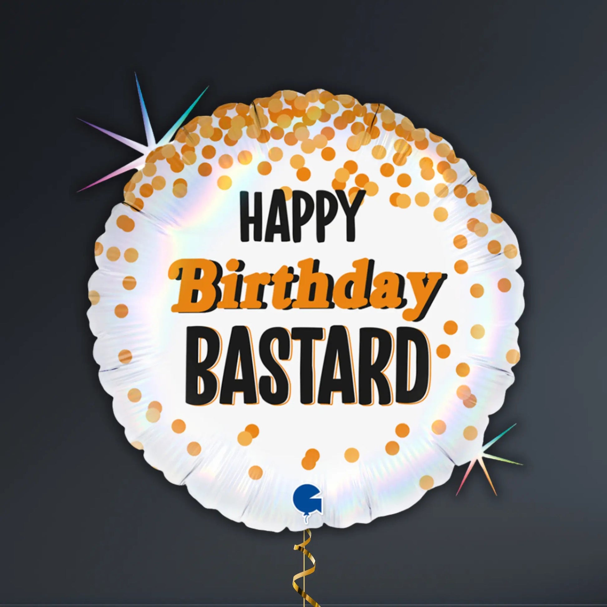 Happy Birthday Bastard Balloon Package – Helium Filled