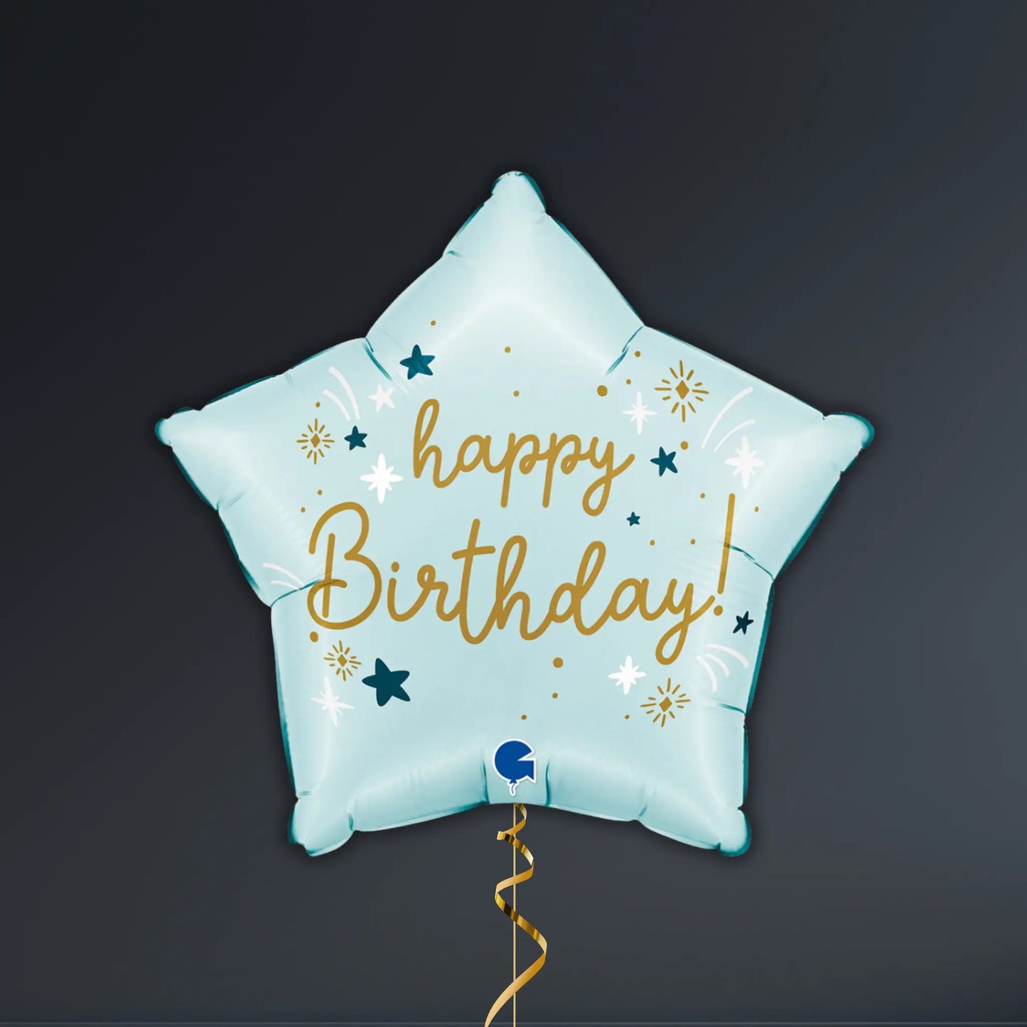 Happy Birthday Blue Star Balloon Package – Helium Filled | The Party Hut Cheltenham
