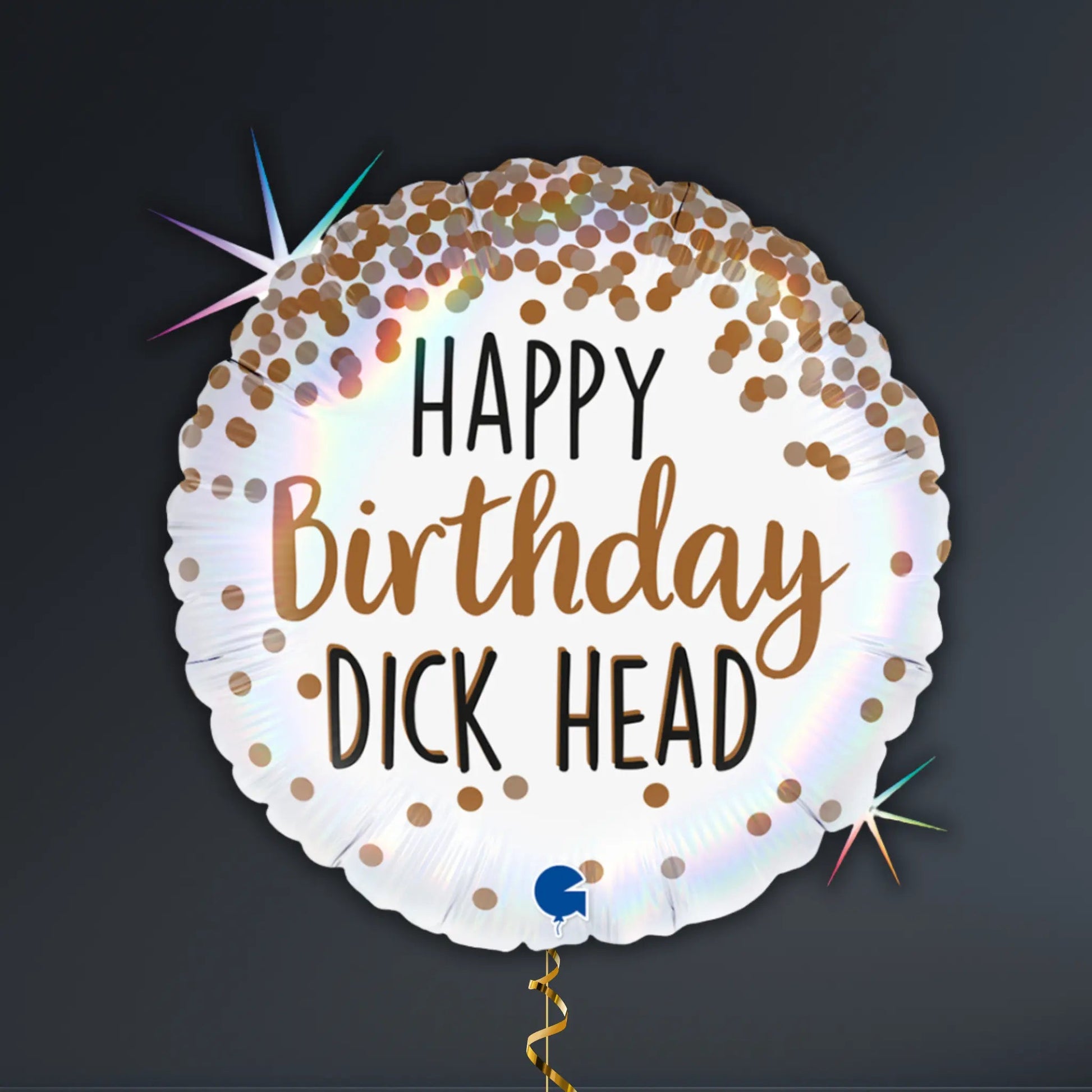 Happy Birthday Dickhead Balloon Package – Helium Filled