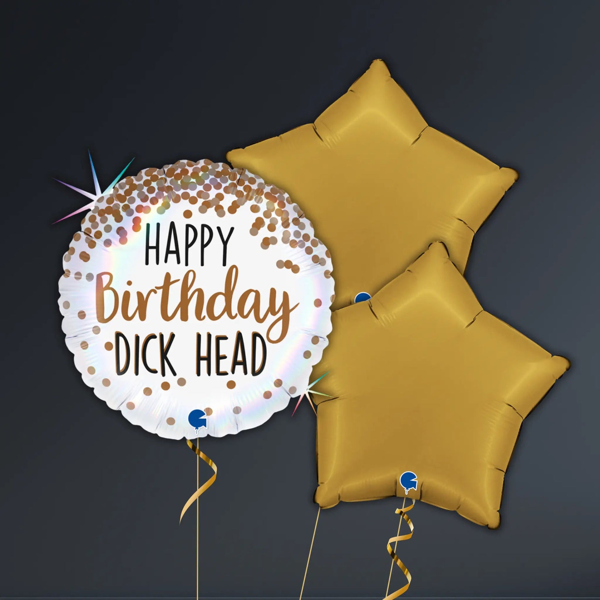 Happy Birthday Dickhead Balloon Package – Helium Filled