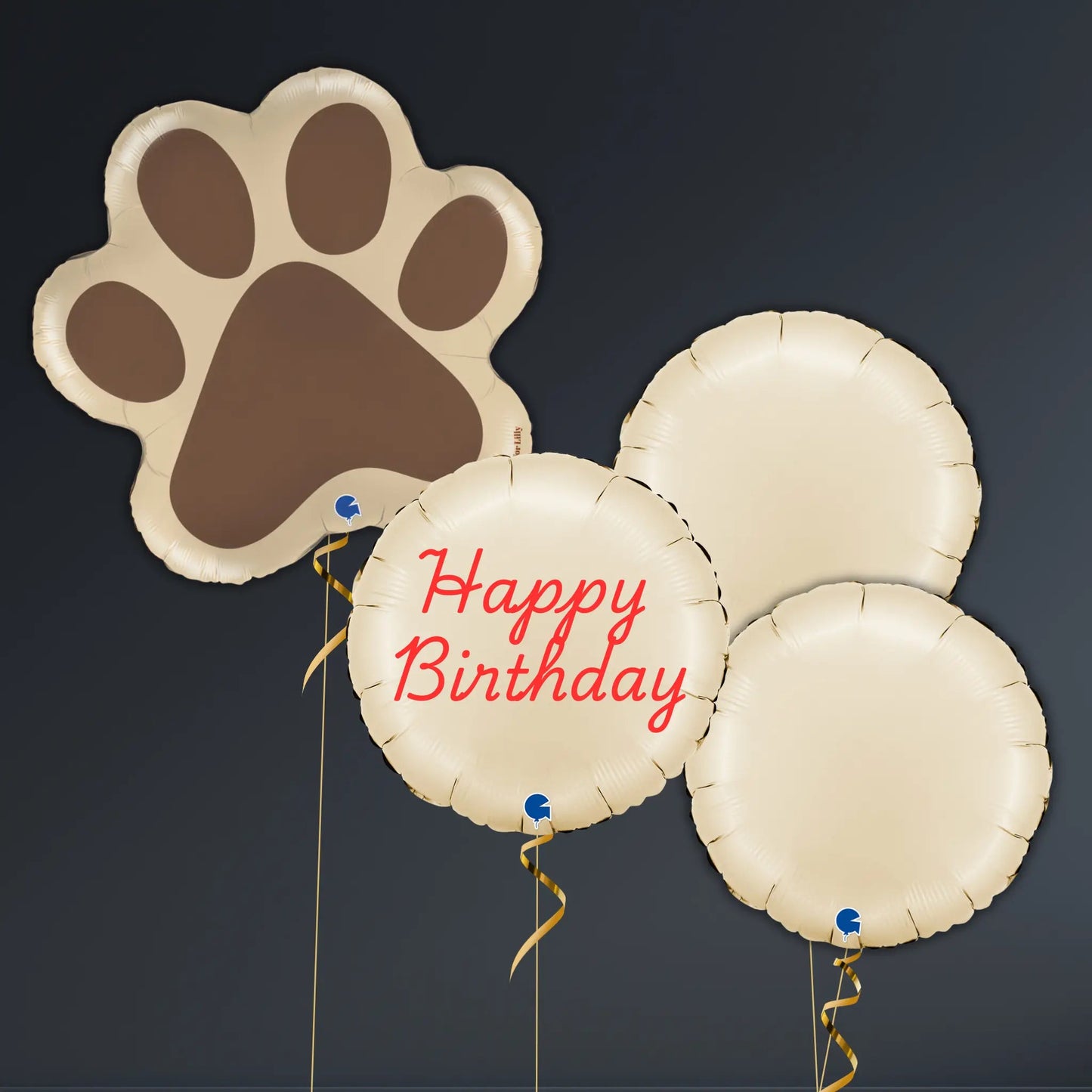 Happy Birthday Dog Paw Balloon Package – Cute Puppy Design | The Party Hut Cheltenham