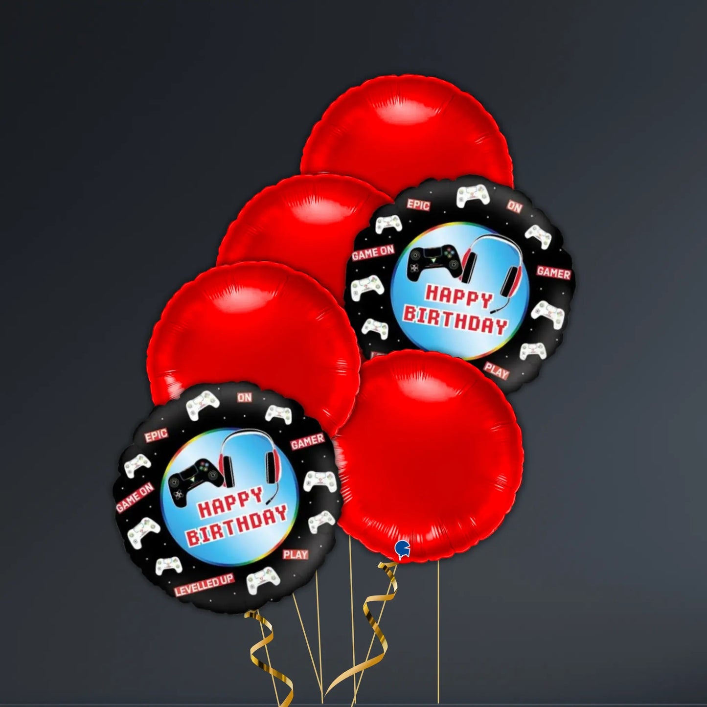Happy Birthday Gamer Controller Balloon Package – Helium Filled | The Party Hut Cheltenham
