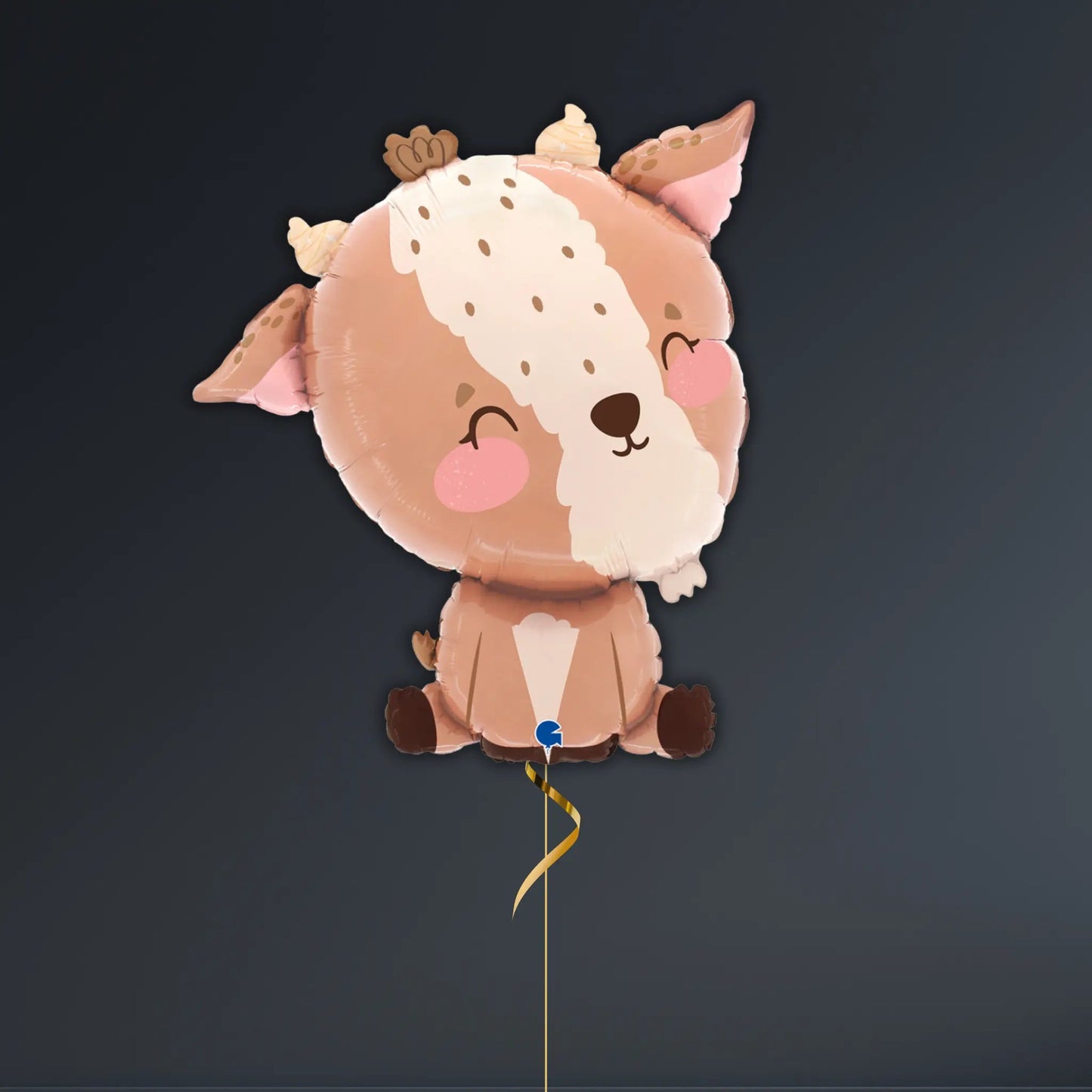 Happy Birthday Goat & Bunny Balloon Package – Cute Woodland Design | The Party Hut Cheltenham