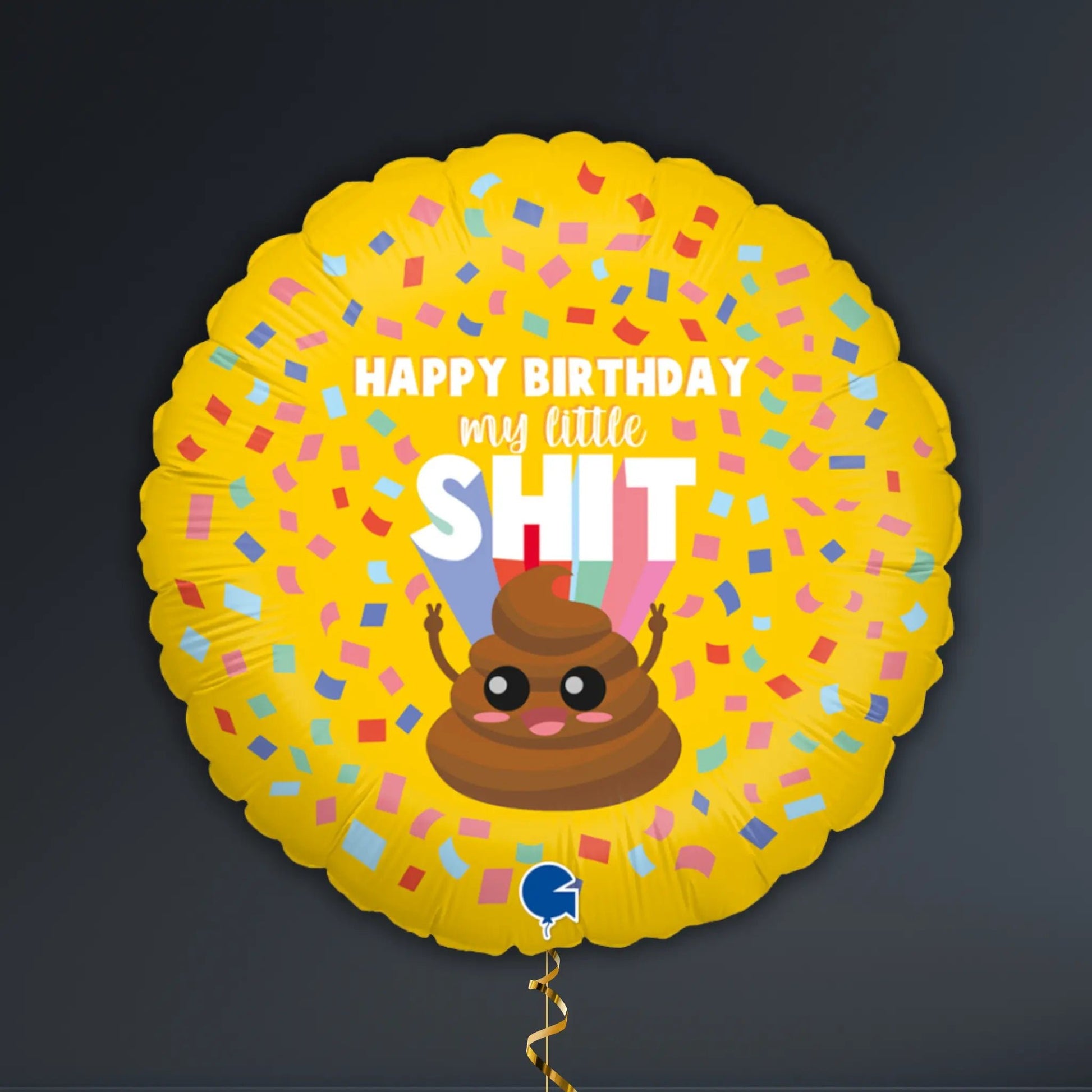 Happy Birthday Little Sh*t Balloon Package – Helium Filled
