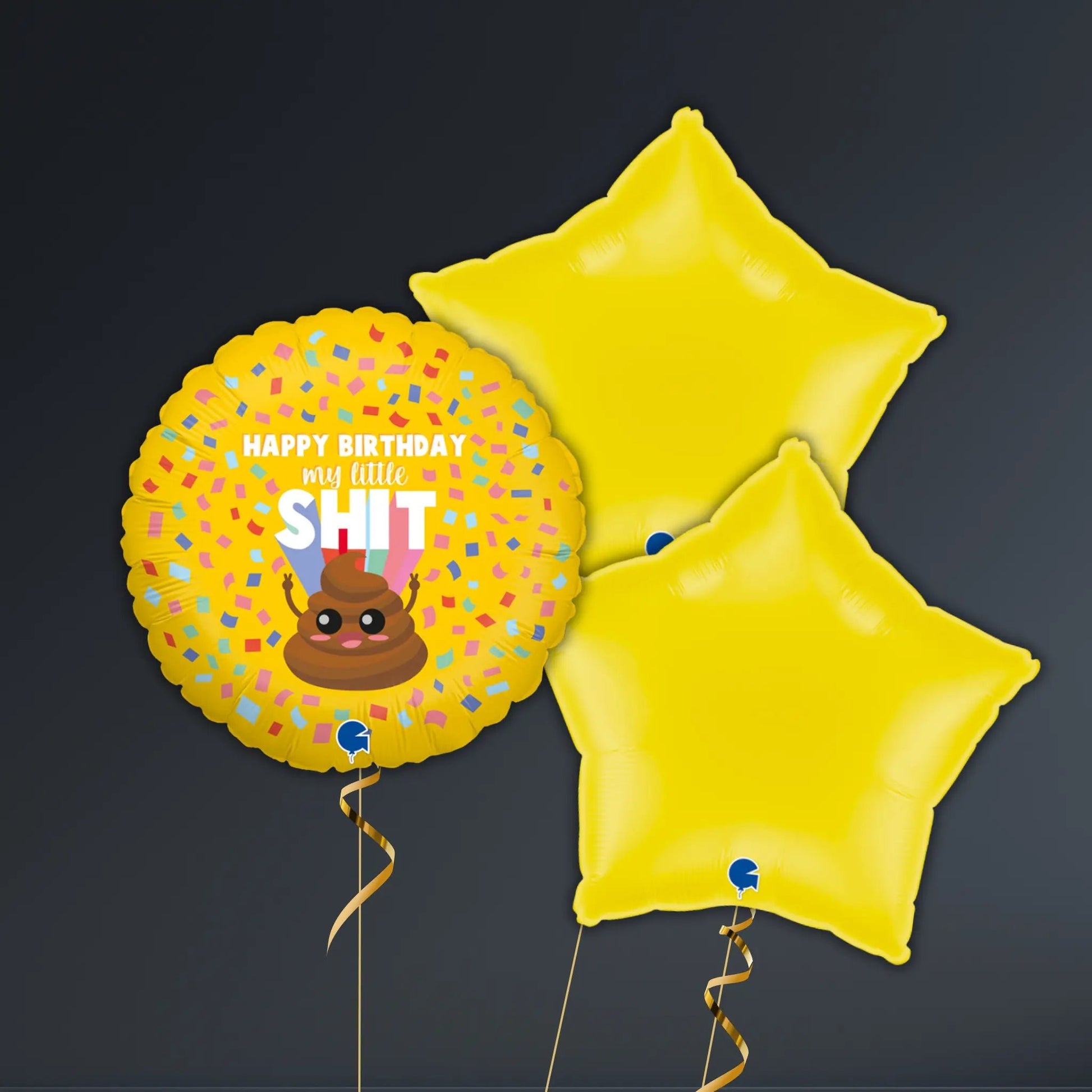 Happy Birthday Little Sh*t Balloon Package – Helium Filled
