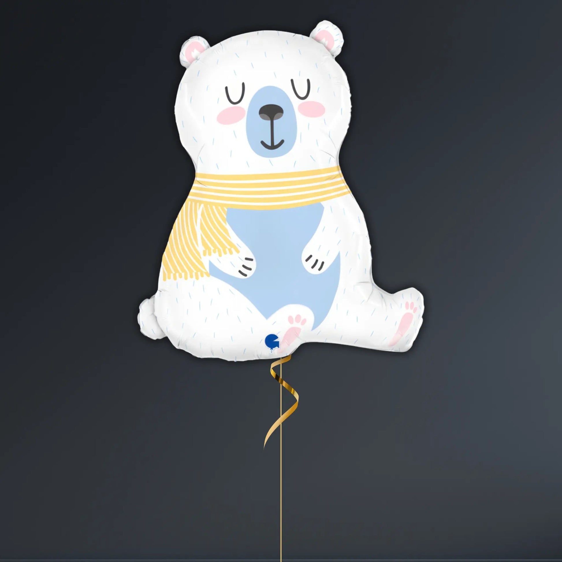 Happy Birthday Polar Bear Balloon Package – Winter Theme
