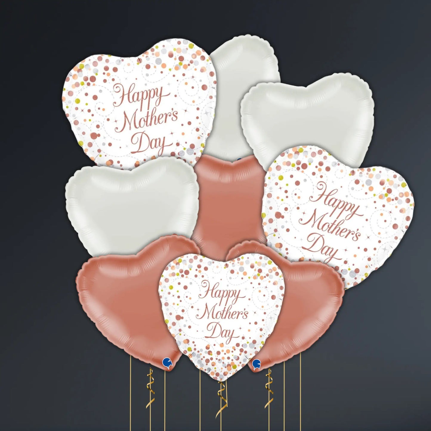 Happy Mother's Day Rose Gold Foil Balloon – Helium - Filled & Weighted! | The Party Hut Cheltenham