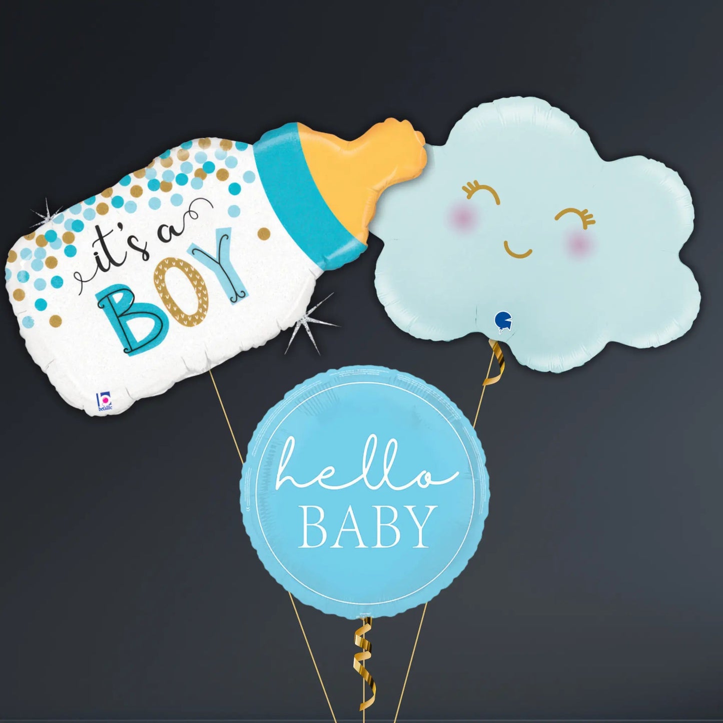 It’s a Boy Balloon Package – Hello Baby Blue Themed Set | The Party Hut Cheltenham